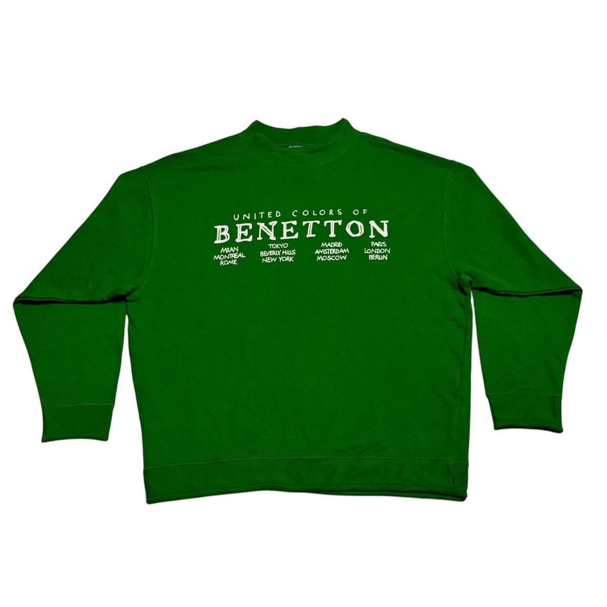 United Colors Of Benetton Benetton Worldwide Sweatshirt Size US S / EU 44-46 / 1 - 1 Thumbnail