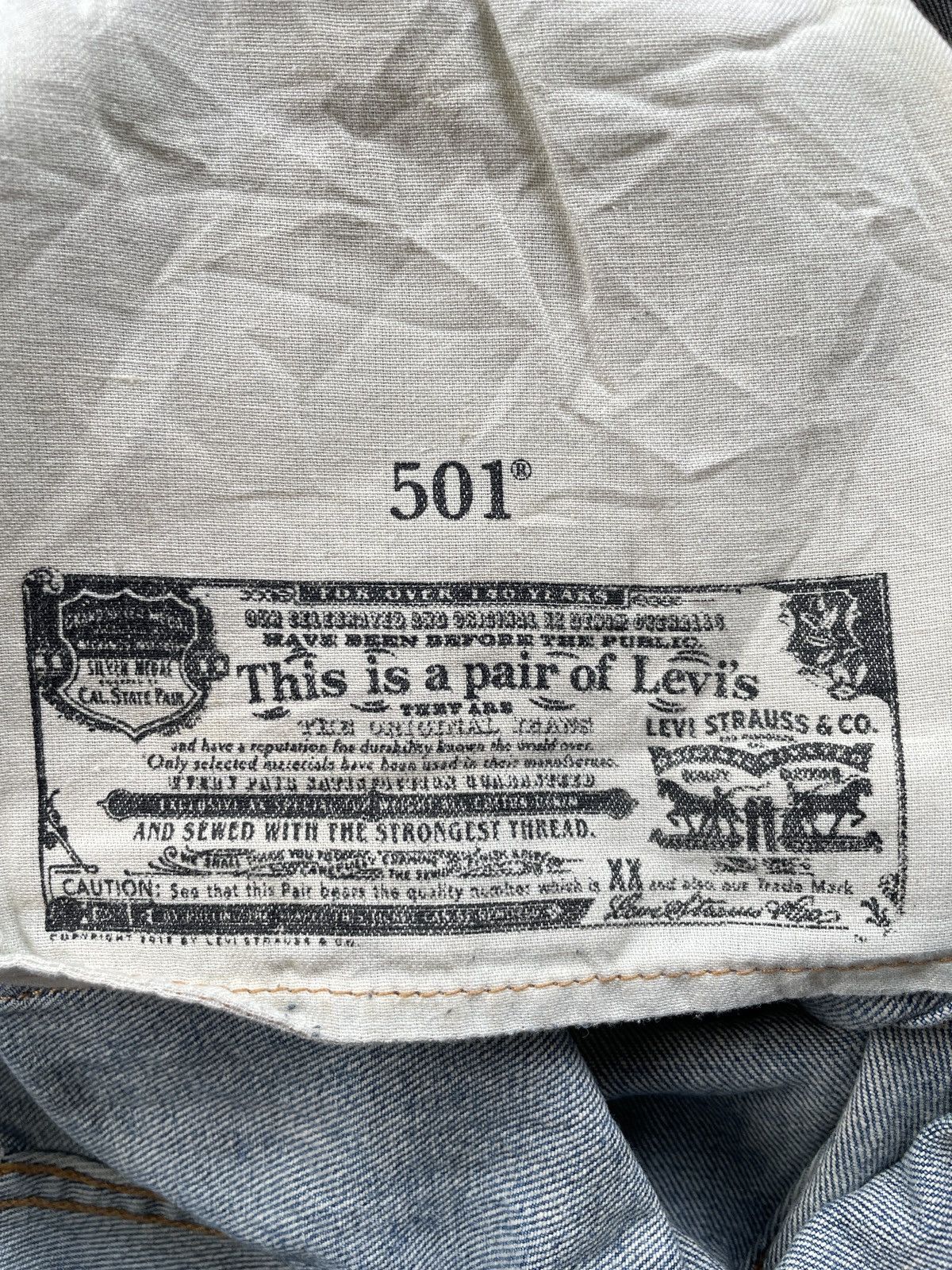 Levi's Levis 501 Stretch Jeans (P58) Size US 41 - 14 Thumbnail