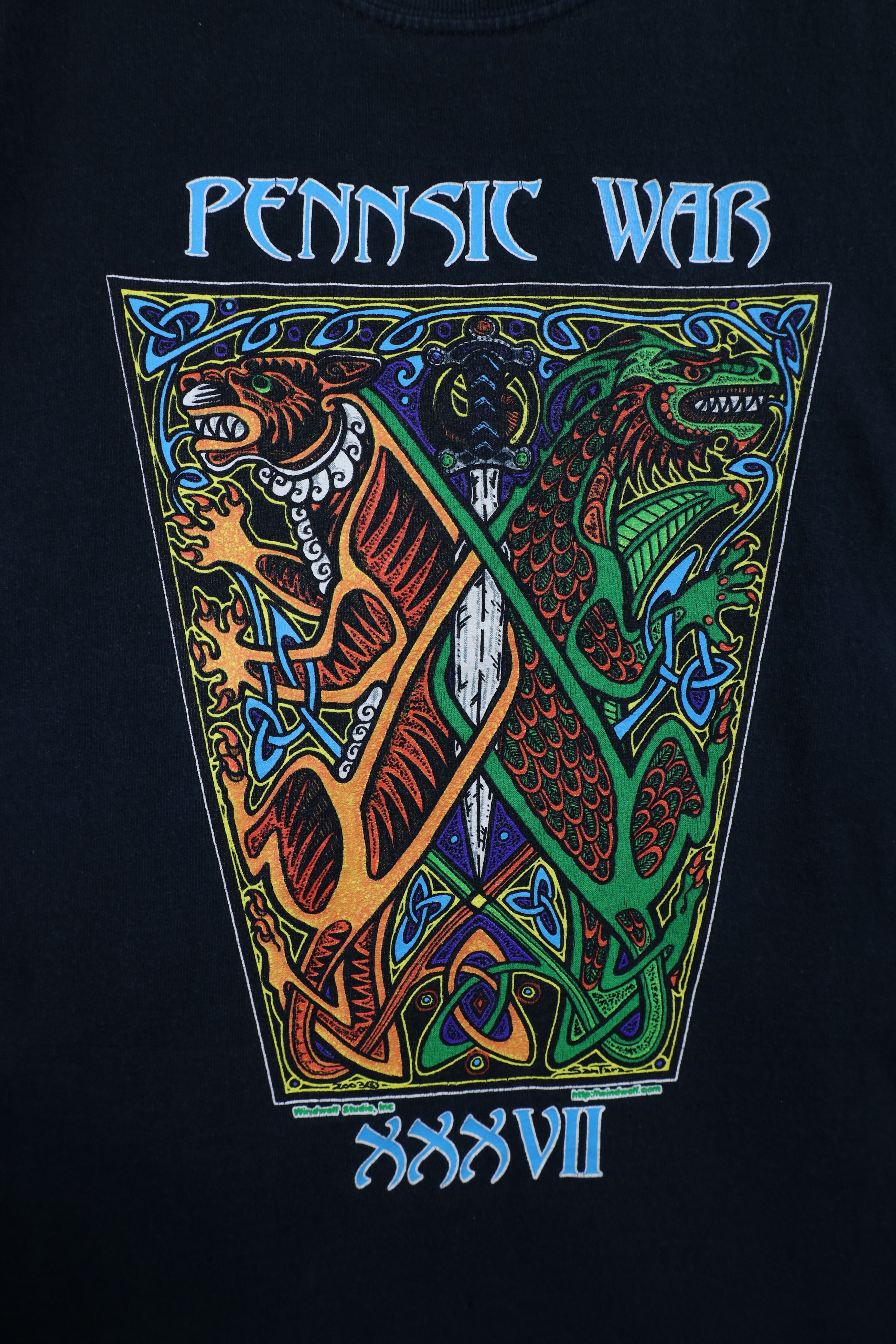 Vintage Vintage Y2K 2008 Pennsic War 37 Short Sleeve T-Shirt Black Size US XXL / EU 58 / 5 - 4 Thumbnail