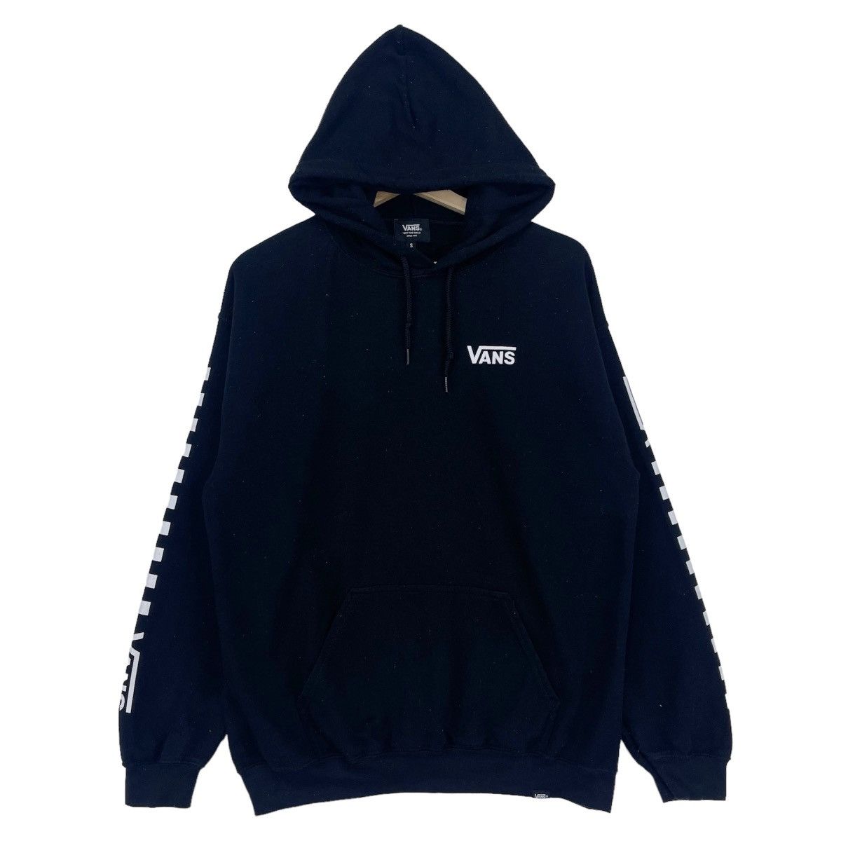 Vans × Vintage Vans Off The Wall Black Hoodie Size US M / EU 48-50 / 2 - 2 Thumbnail