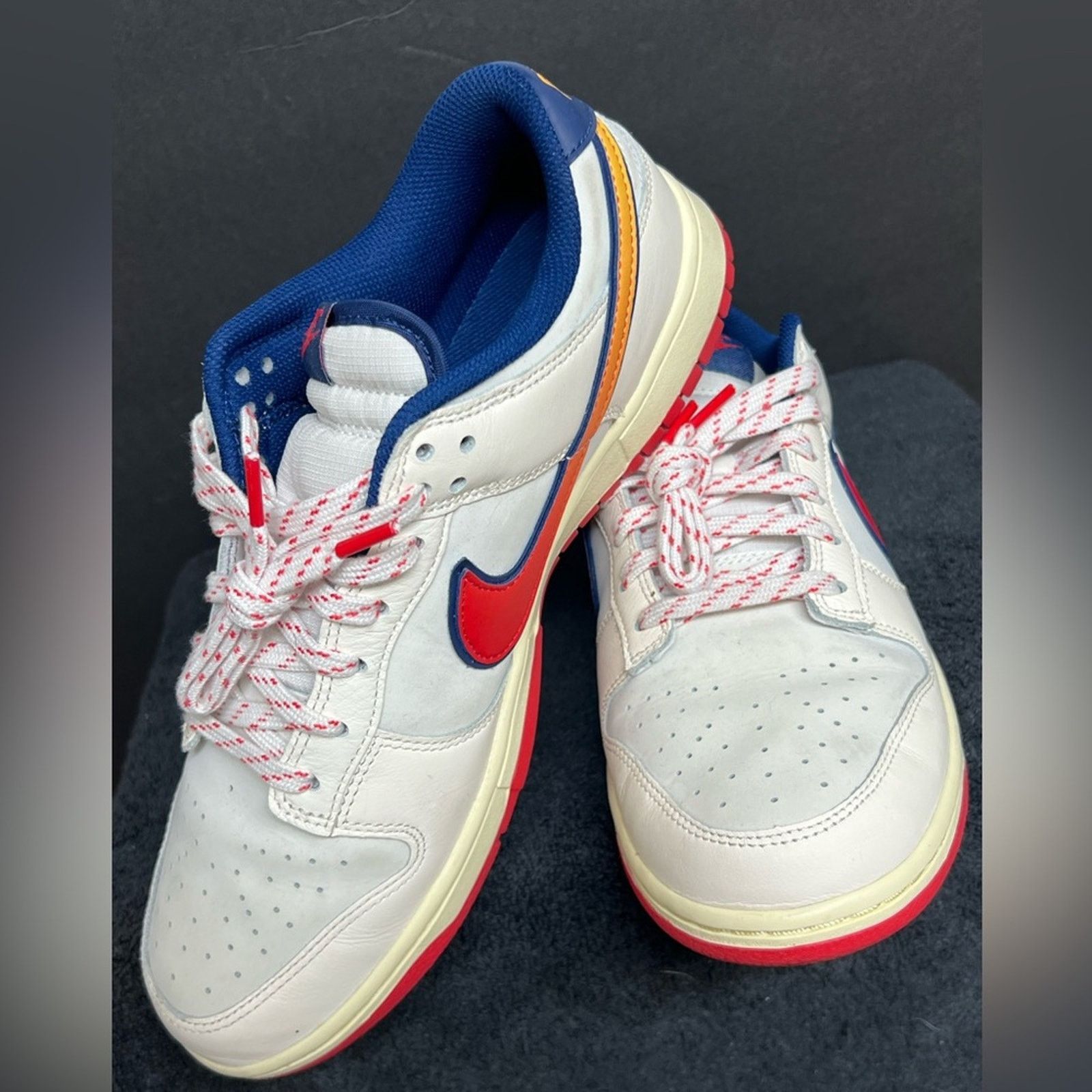 Nike Nike Dunk Low SE Retro Lettering Pale Ivory Crimson Sail Size US 10 / EU 43 - 4 Thumbnail