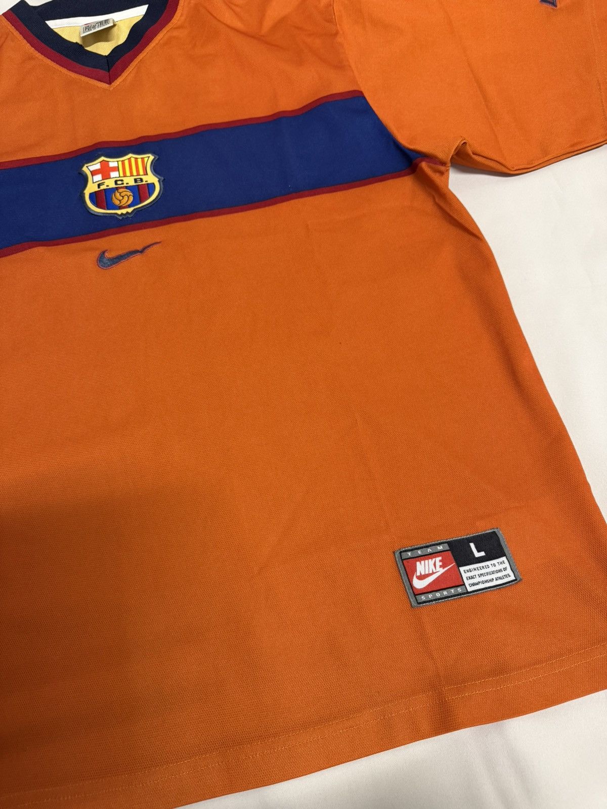 Nike 1998-2000 FC Barcelona Third 3th Shirt Nike Size US L / EU 52-54 / 3 - 2 Thumbnail
