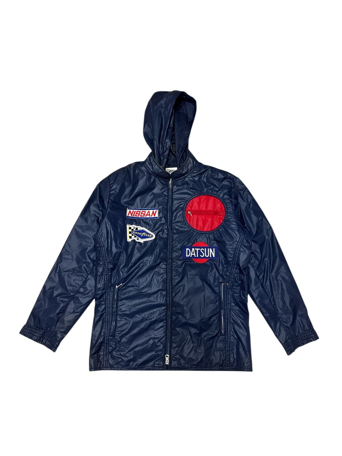 Japanese Brand VINTAGE 1990s NISSAN DATSUN RACING WINDBREAKER Size US M / EU 48-50 / 2 - 2 Thumbnail