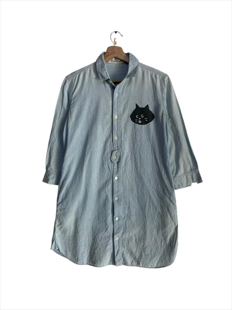 Issey Miyake Vintage Ne-net Under Issey Miyake denime Shirt Size US M / EU 48-50 / 2 - 1 Thumbnail