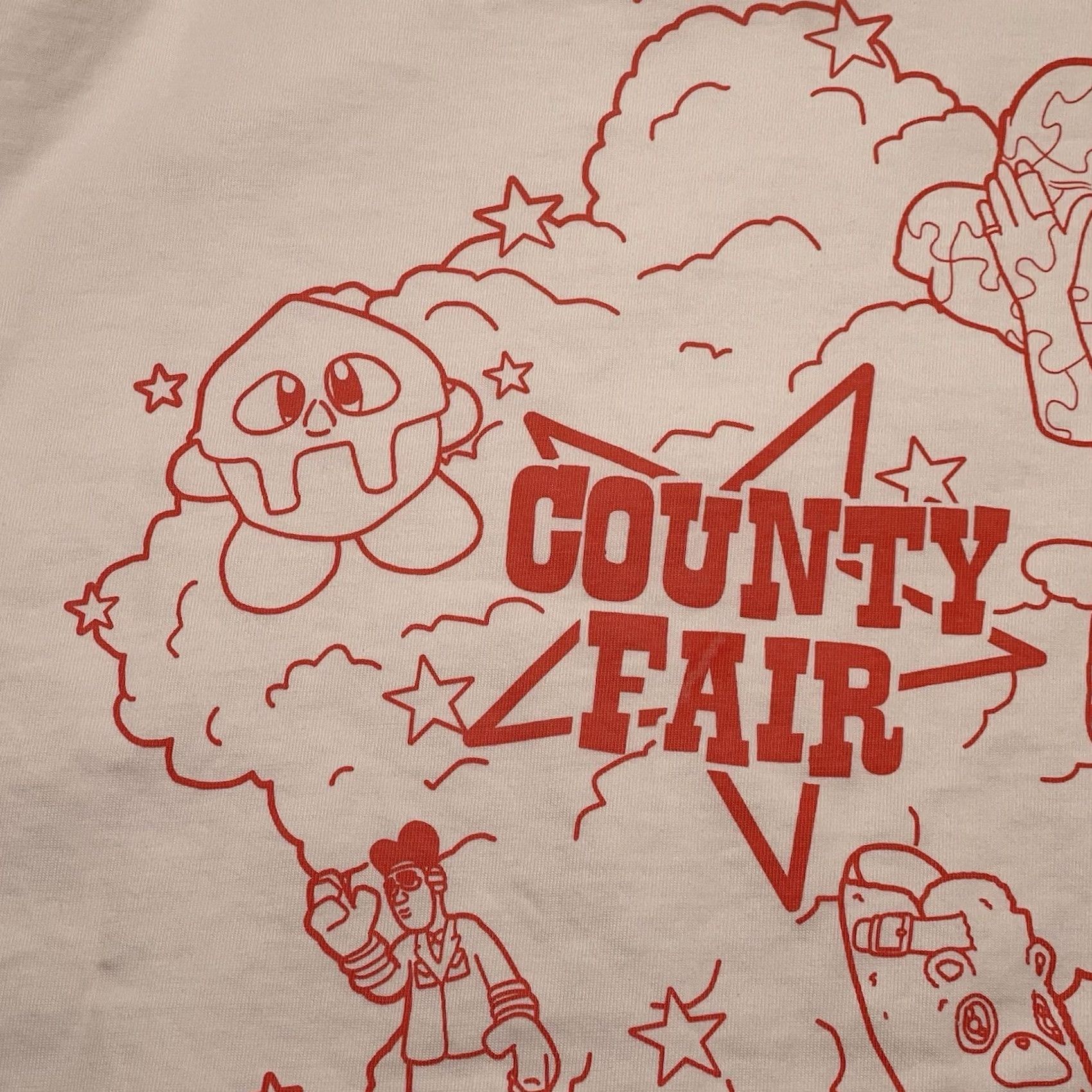 Vintage ComplexCon Shirt Mens S Hong Kong 2025 County Fair Mf Doom Kirby Circus White T-Shirt Size S Mens Boys Girls Size US S / EU 44-46 / 1 - 3 Thumbnail