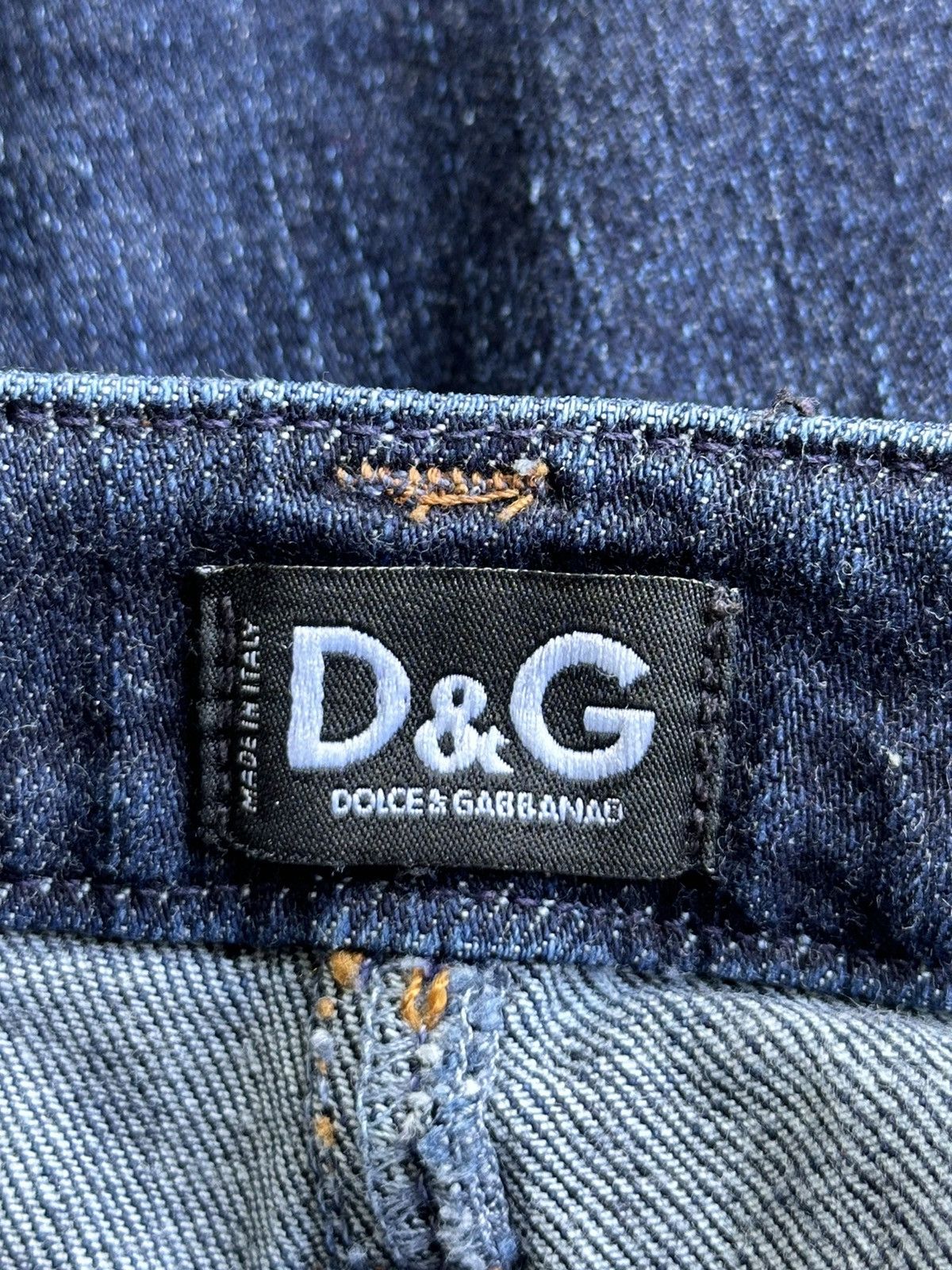 Dolce & Gabbana VTG Dolce & Gabbana Denim Pockets Mini Skirt Blue Size IT 44 Size 30" / US 8 / IT 44 - 11 Thumbnail