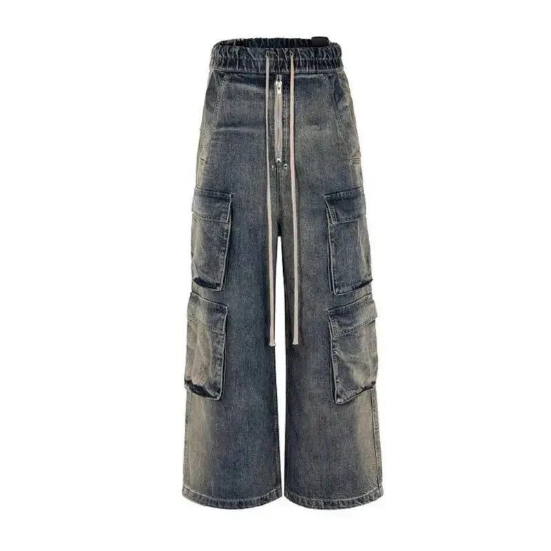 Japanese Brand High Street Washed Gradient Heavy Duty Work Jeans Size US 34 / EU 50 - 2 Thumbnail