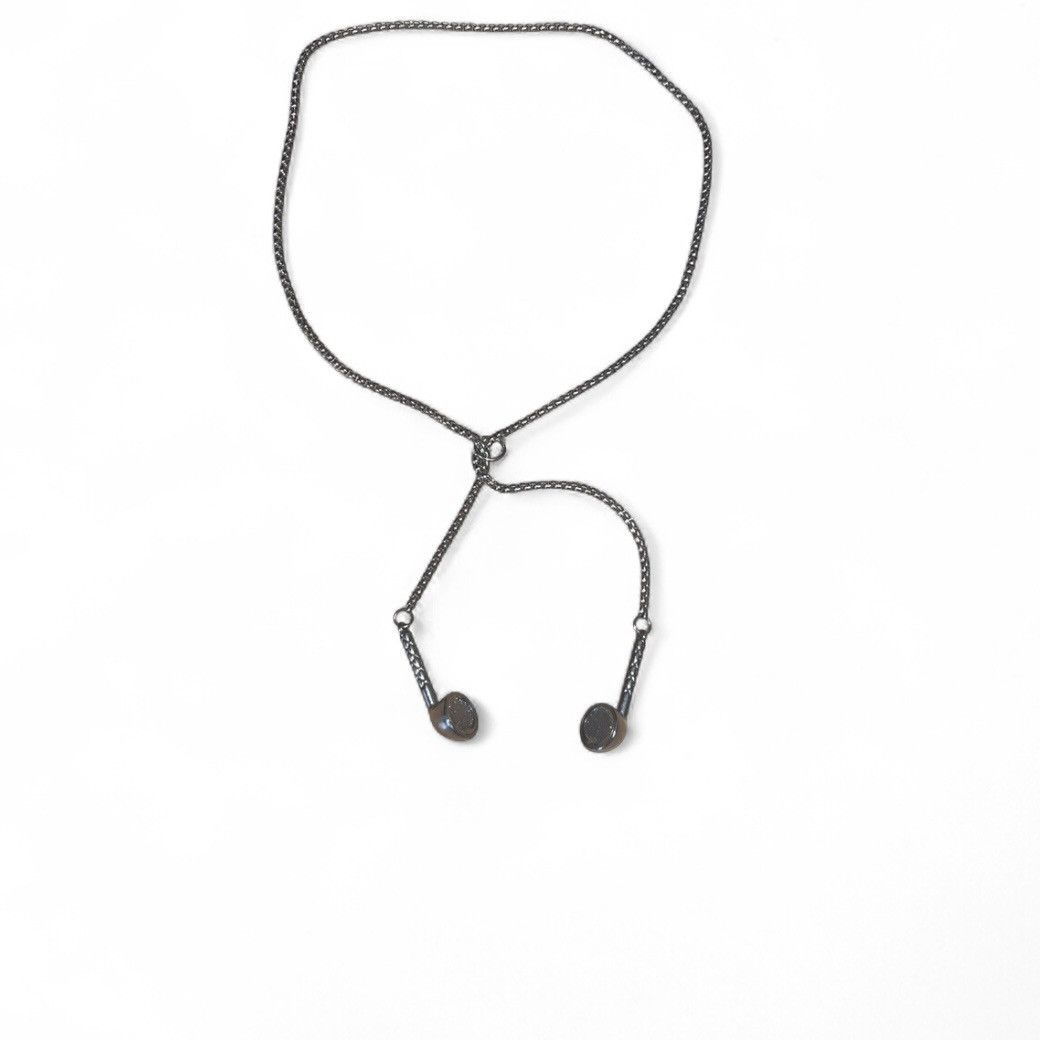 Japanese Brand Vintage Headphones Silver Airpods Necklace Hip Hop Jewelry Size ONE SIZE - 3 Thumbnail