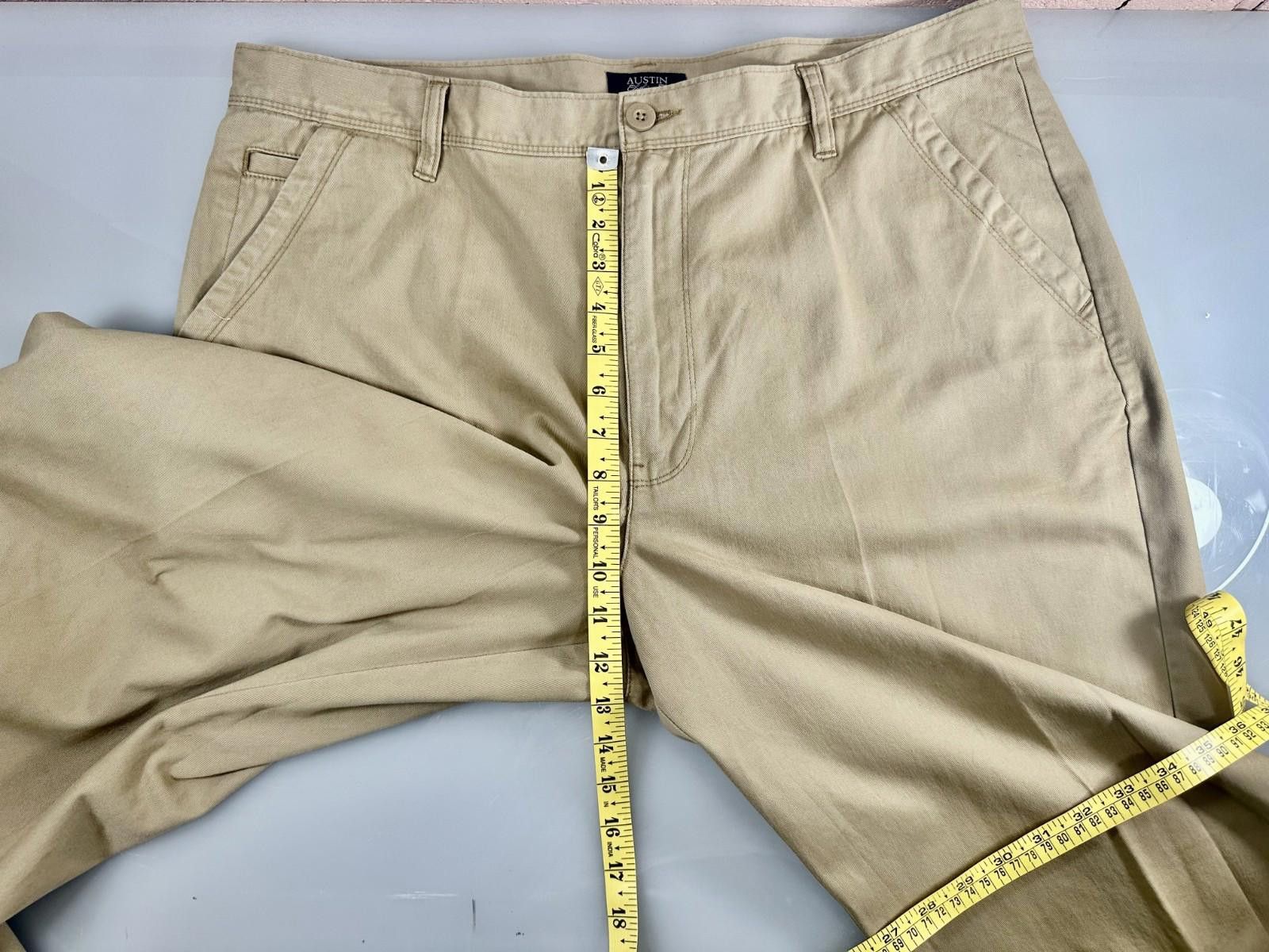 Designer Austin Clothing Co Men's 38/30 Brown Straight Leg Chinos Size US 38 / EU 54 - 4 Thumbnail