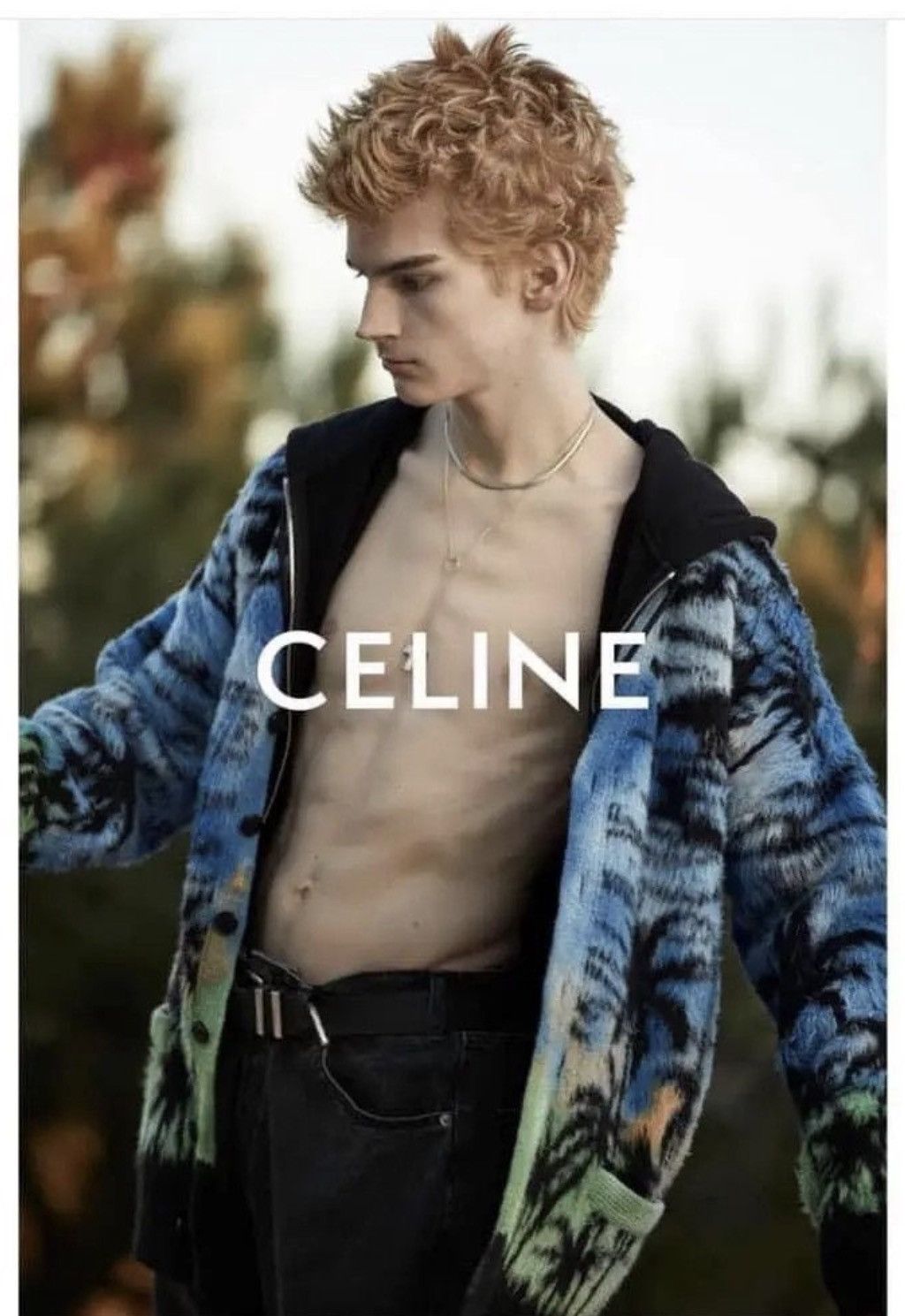 Celine Celine Homme Brushed Knit Cardigan Size US M / EU 48-50 / 2 - 11 Thumbnail