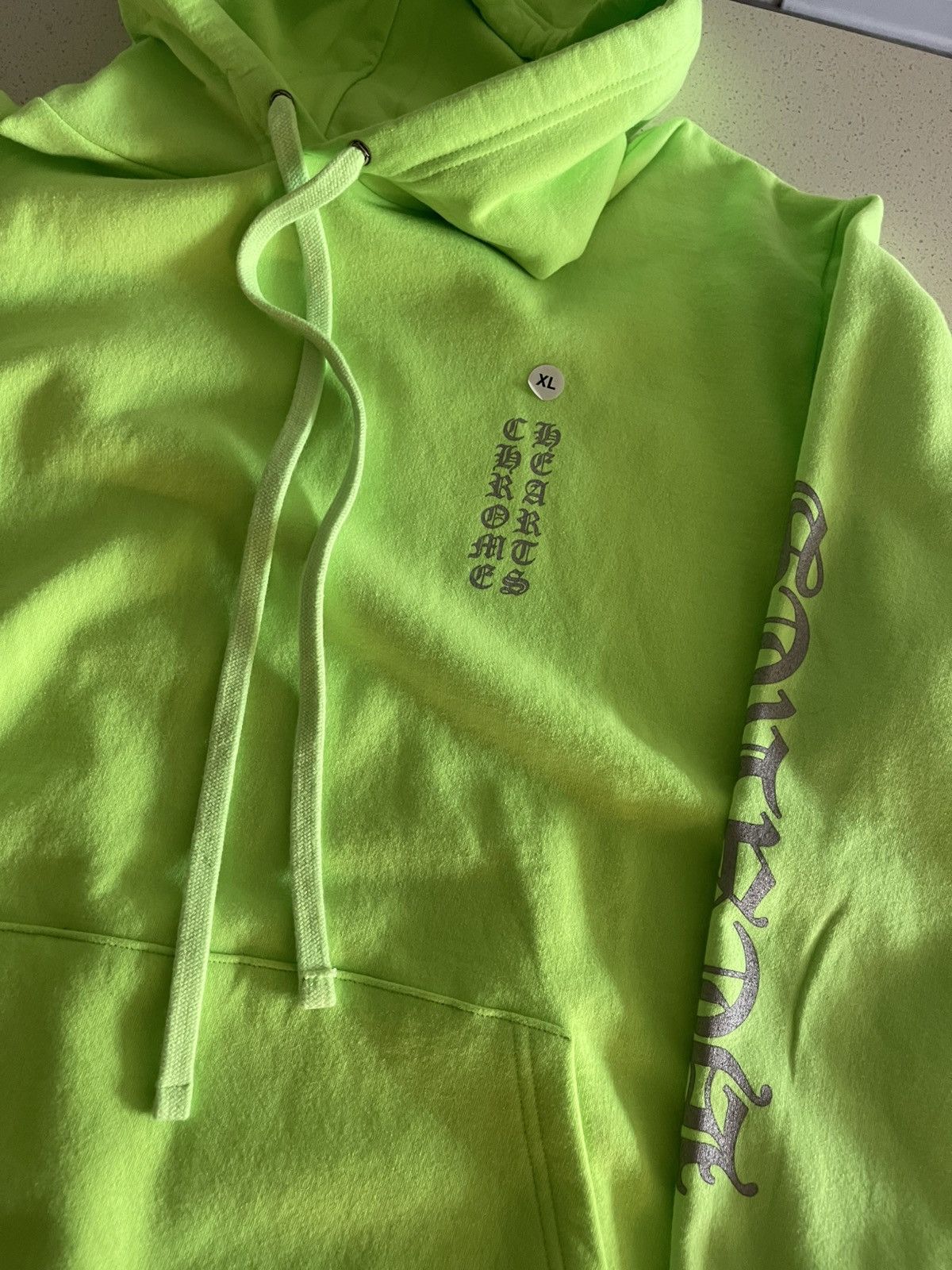 Chrome Hearts Chrome Hearts Vertical Arm Logo Hoodie Size US XL / EU 56 / 4 - 2 Thumbnail