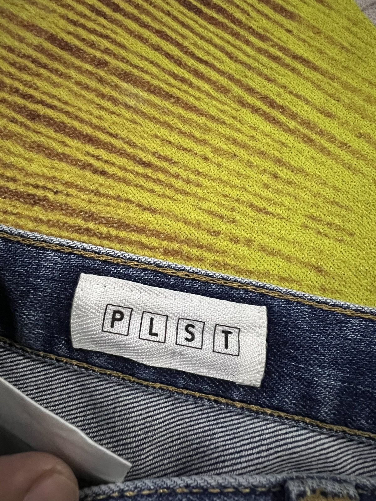 Designer × Issey Miyake × Japanese Brand P.L.S.T Issey Miyake Distressed Jeans Size US 26 / EU 42 - 11 Thumbnail