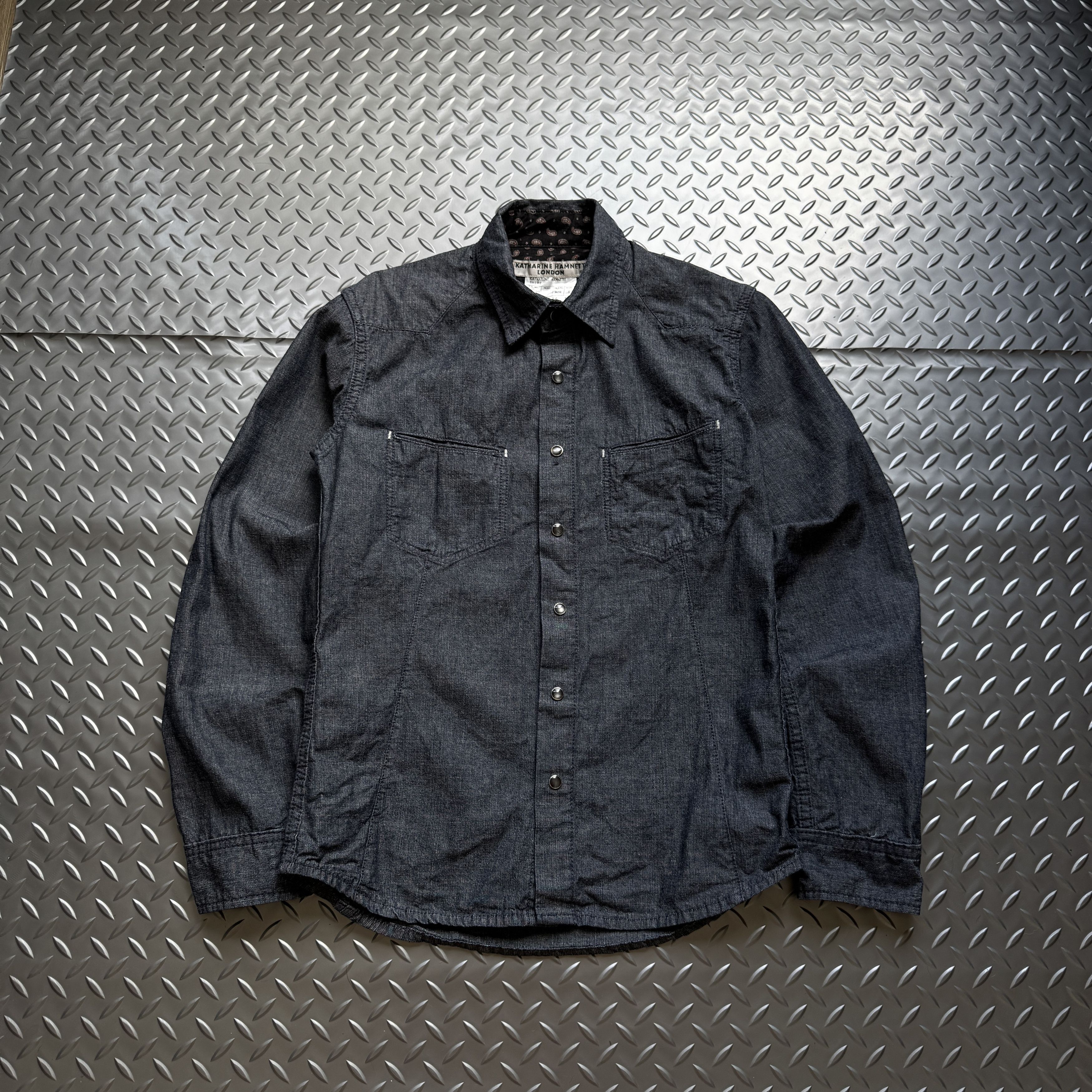 Katharine Hamnett London Katharine Hamnett London Denim Snap Button Shirt Size US S / EU 44-46 / 1 - 1 Thumbnail