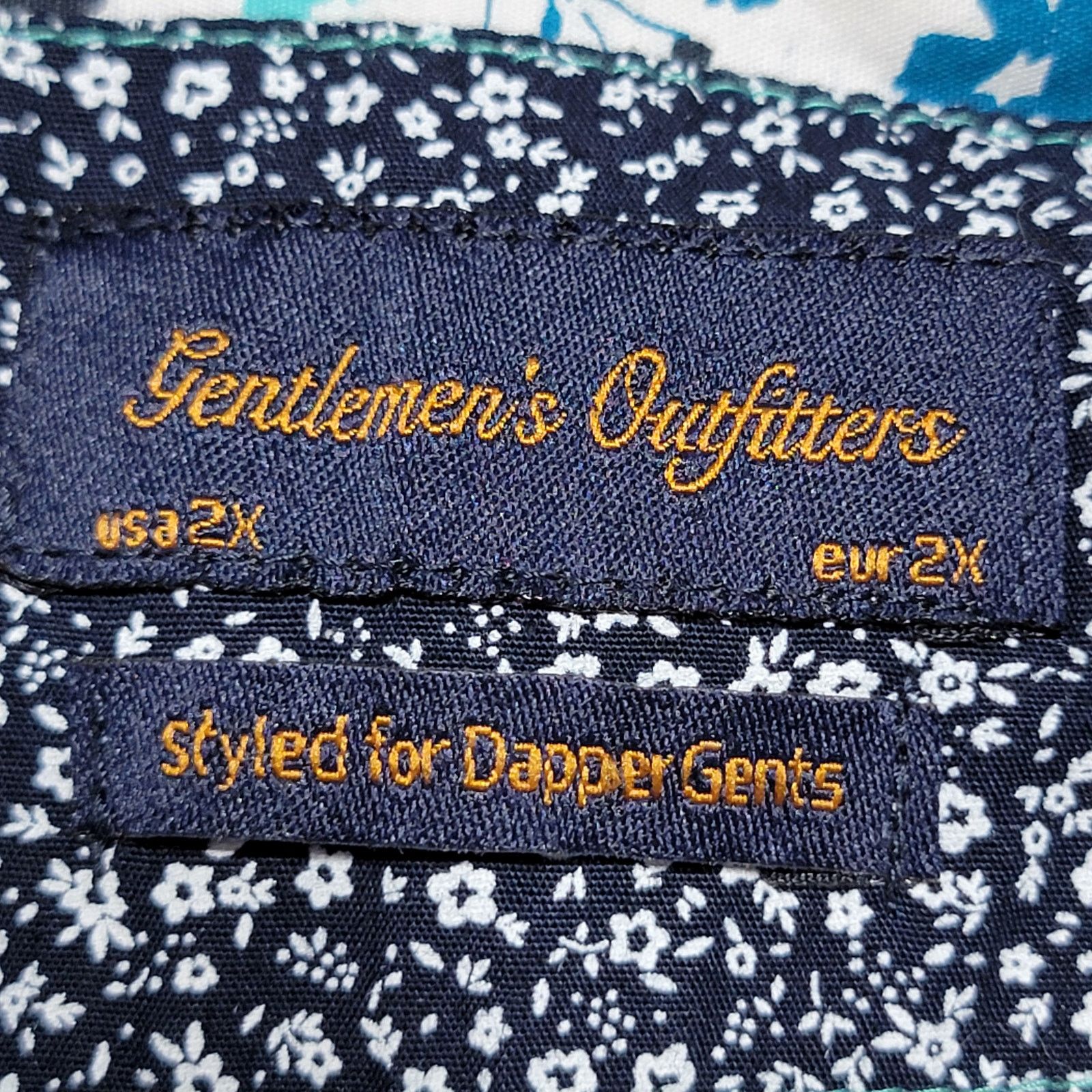 Other Gentlemen's Outfitters Full Button Floral Shirt - Size 2XL Size US XXL / EU 58 / 5 - 4 Thumbnail