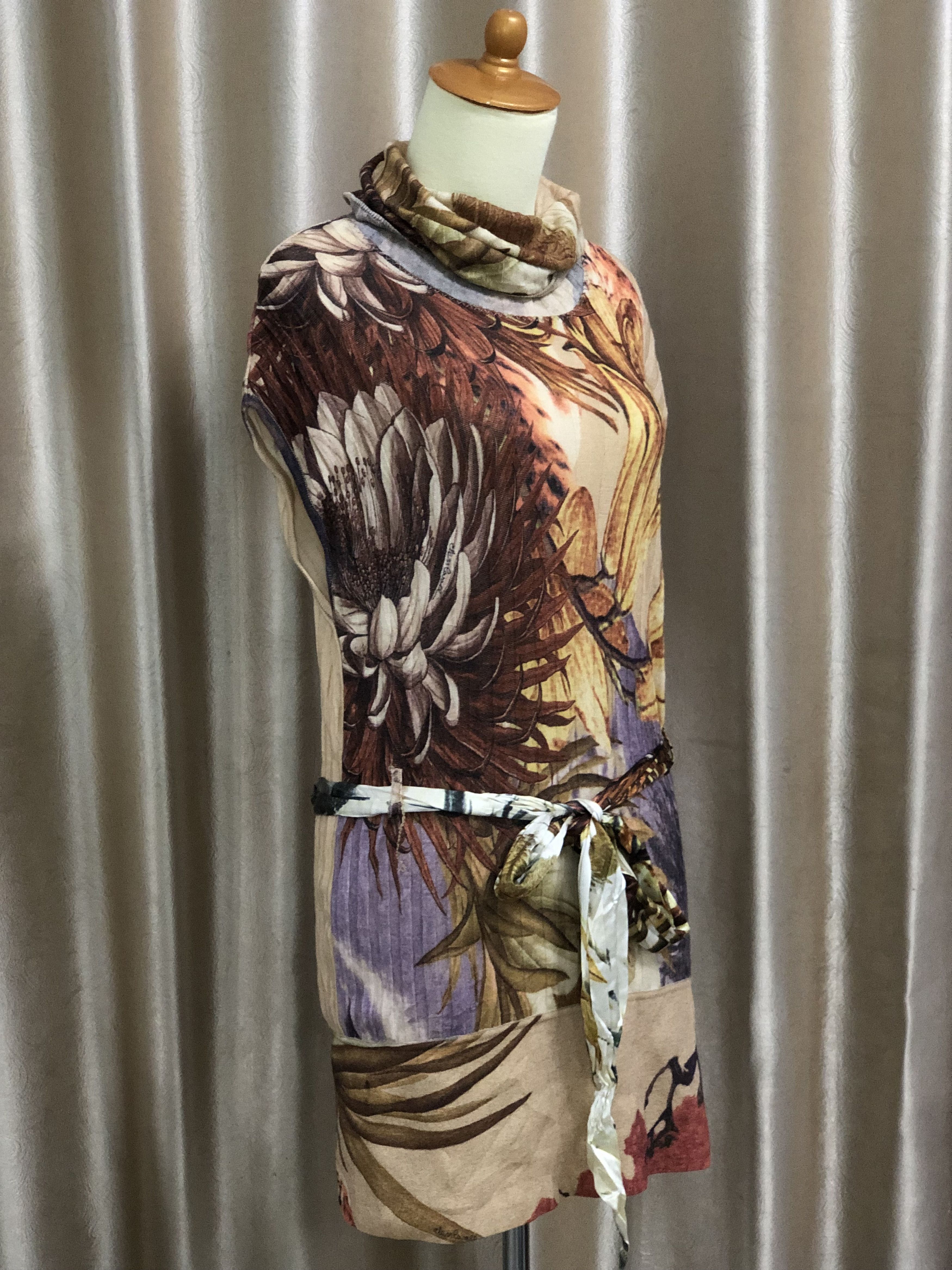 Roberto Cavalli Class Roberto Cavalli Floral Dress Size M / US 6-8 / IT 42-44 - 3 Thumbnail