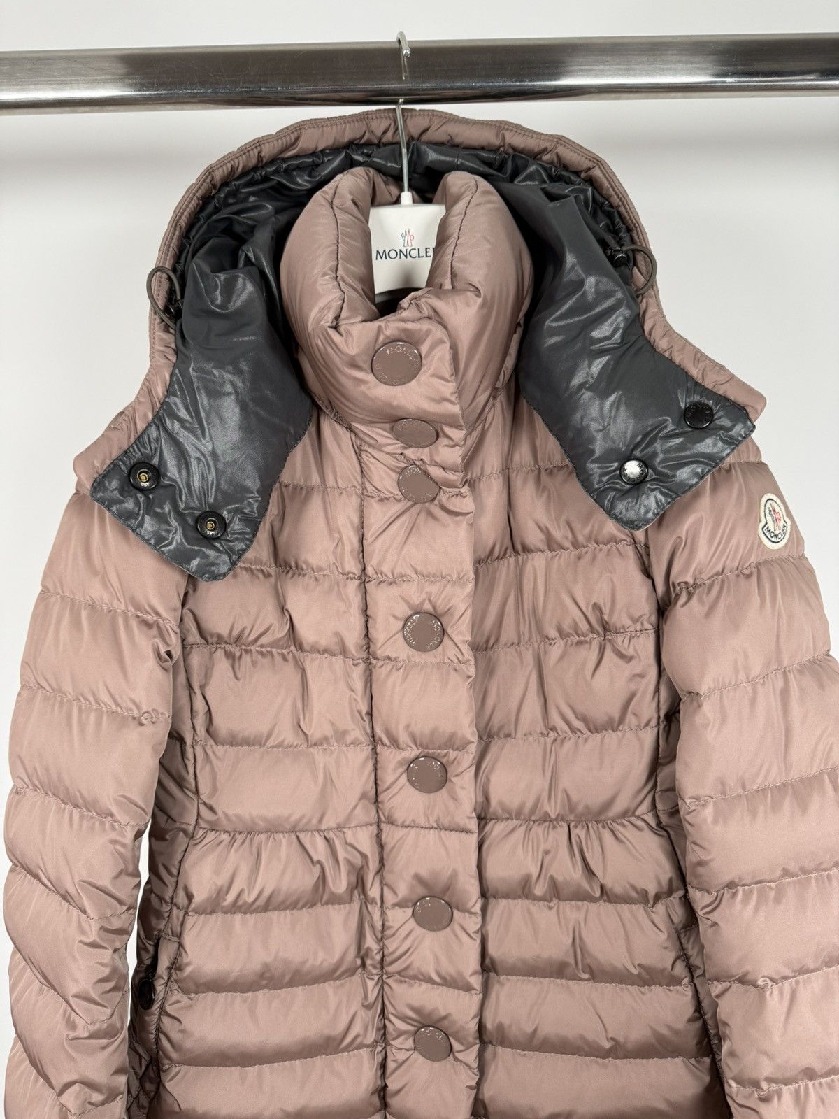 Moncler Moncler Women’s Jacket Jura Size 0 (XS) Beige/Brown Size XS / US 0-2 / IT 36-38 - 4 Thumbnail
