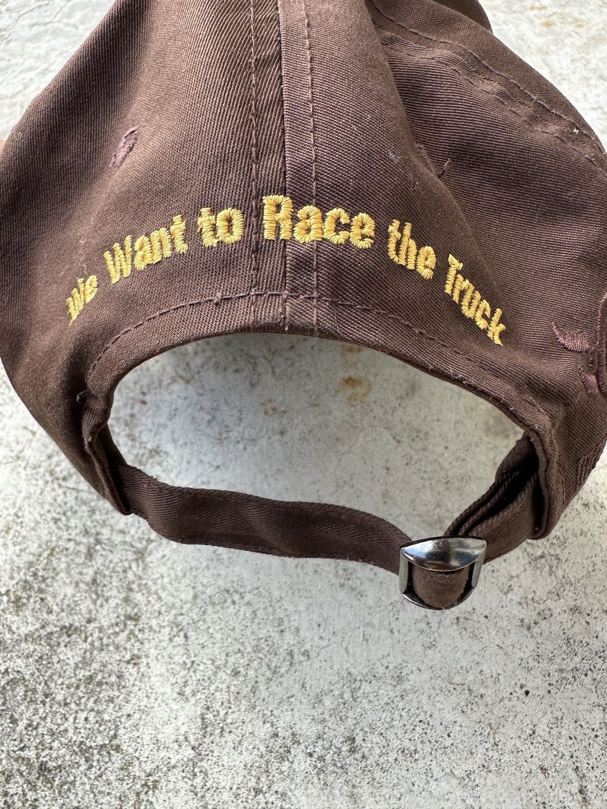 NASCAR × Section 8 UPS Nascar Flame Fire Baseball Cap Hat Asspizza 730 Size ONE SIZE - 6 Thumbnail