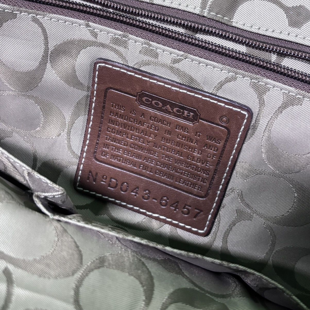 Coach × Vintage Vintage Coach Tan Leather Messenger Shoulder Bag Size ONE SIZE - 4 Thumbnail