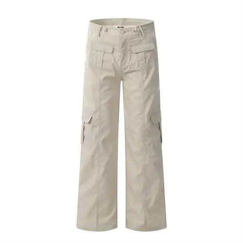 Other Apricot Multi-Pocket Loose Straight Cargo Casual Pants Size US 32 / EU 48 - 7 Thumbnail