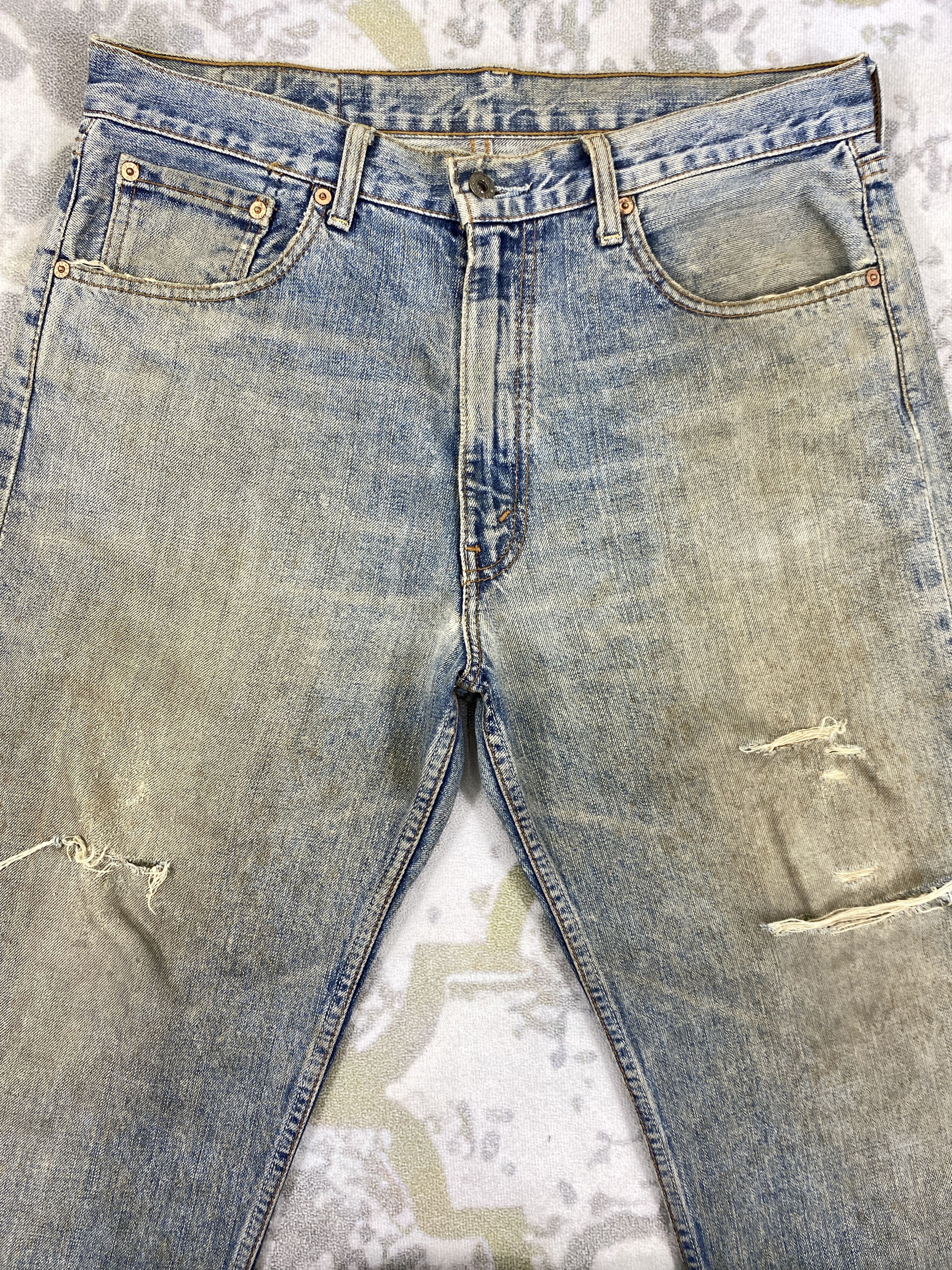 Levi's Dirty Blue Vintage Levi's 503 Jeans 34x27.5 Denim -SJ168 Size US 34 / EU 50 - 3 Thumbnail