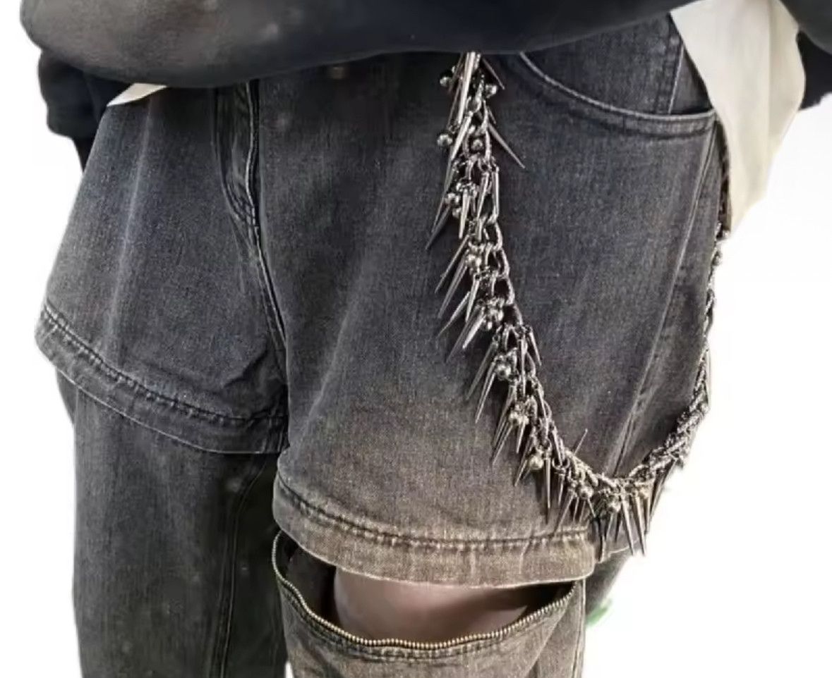Other Motorcycle KeyChain Jean Biker Wallet Belt Chain Spike Charm Size ONE SIZE - 2 Thumbnail