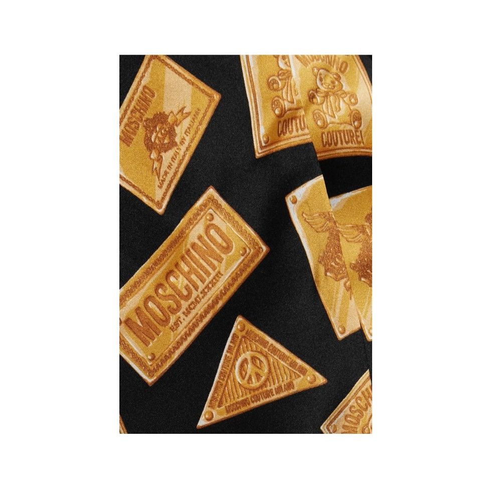Moschino MOSCHINO COUTURE x Jeremy Scott Plaque Satin Skirt Draped Size 26" / US 2 / IT 38 - 7 Thumbnail