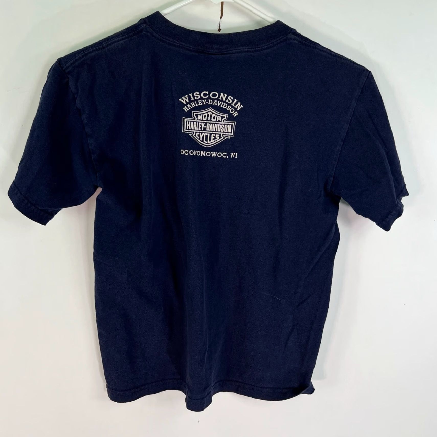Harley Davidson Harley-Davidson All American Classic WI Harley Adult Small Graphic Tee Shirt US Theme Biker Motorcycle USA Mens Size US S / EU 44-46 / 1 - 4 Thumbnail