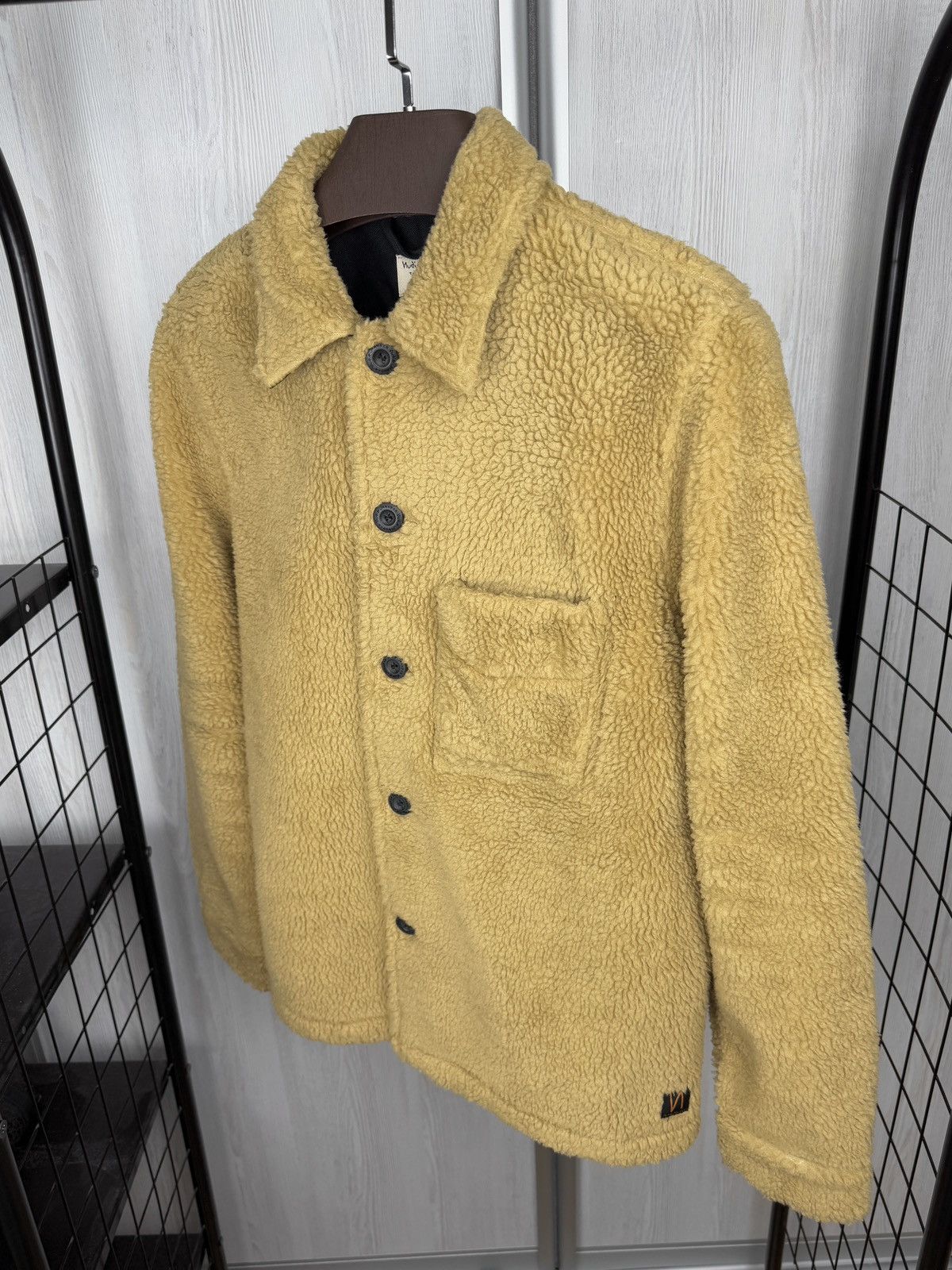 Nudie Jeans Men's Nudie Jeans Sten Recycled Teddy Bear Brown Fleece Sz S Size US S / EU 44-46 / 1 - 6 Thumbnail