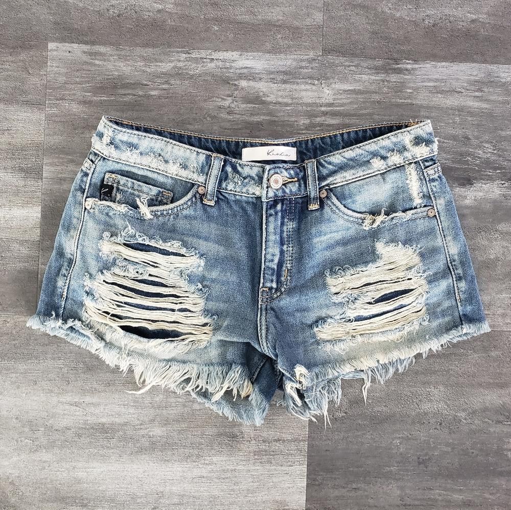 Designer Denim KanCan Mid Rise Boyfriend Short Size 28" / US 6 / IT 42 - 1 Thumbnail