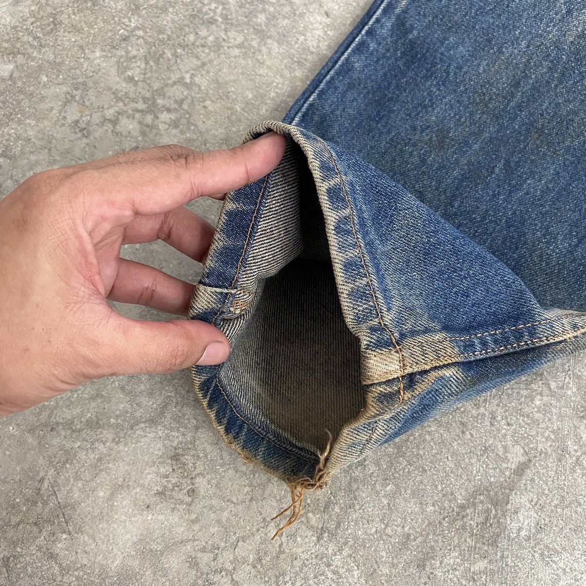 Tommy Hilfiger VTG 90’s Tommy Hilfiger Mud Blue Dirty Baggy Denim Jeans Size US 32 / EU 48 - 8 Thumbnail