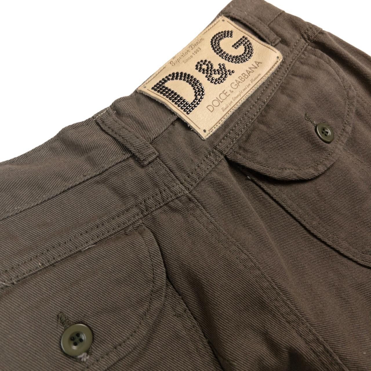 Dolce & Gabbana Vintage Archive Dolce & Gabbana Cargo Trousers Size W28 Size 28" / US 6 / IT 42 - 6 Thumbnail