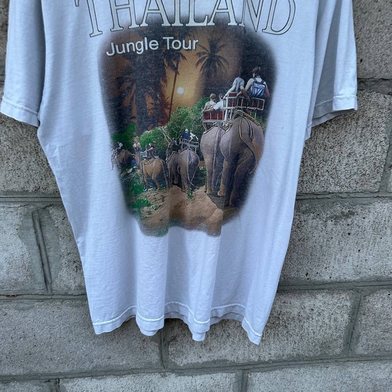 POST ARCHIVE FACTION (PAF) VTG Thailand T-shirts Big Logo Joke Humor Size L 00s USA Size US M / EU 48-50 / 2 - 4 Thumbnail