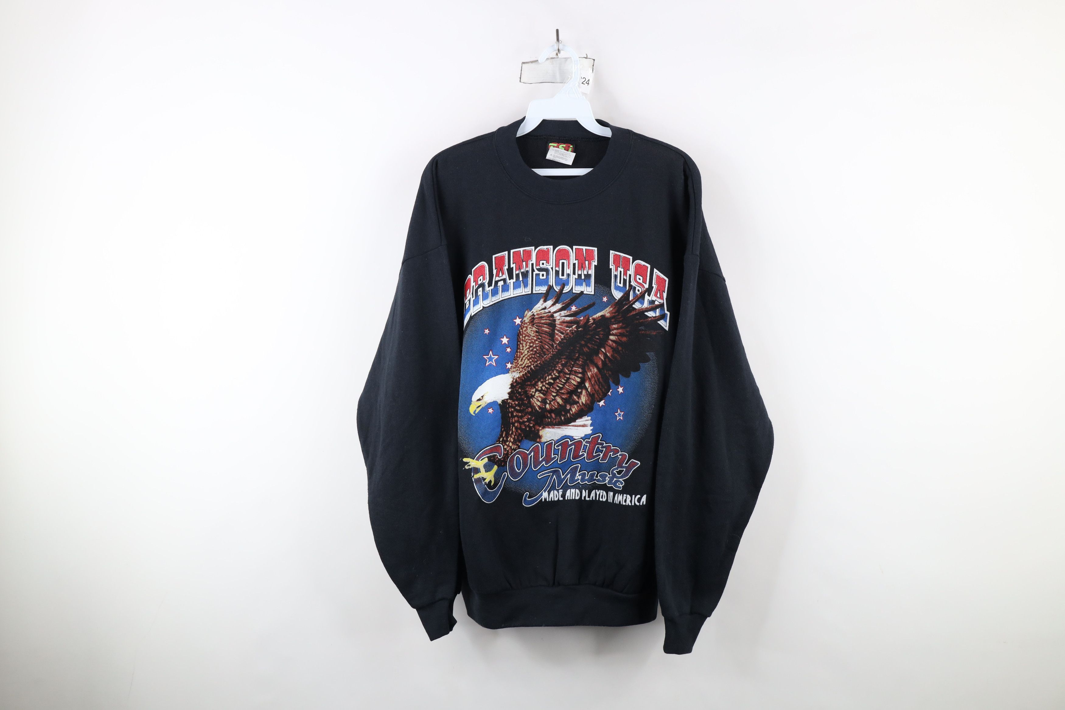 Vintage Vintage 90s Music Branson Missouri Eagle Crewneck Sweatshirt Size US L / EU 52-54 / 3 - 1 Thumbnail