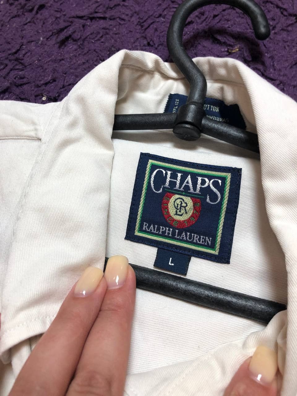 Chaps Ralph Lauren Vintage white Shirt Y2K Chaps Ralph Lauren size L logo Size US L / EU 52-54 / 3 - 2 Thumbnail