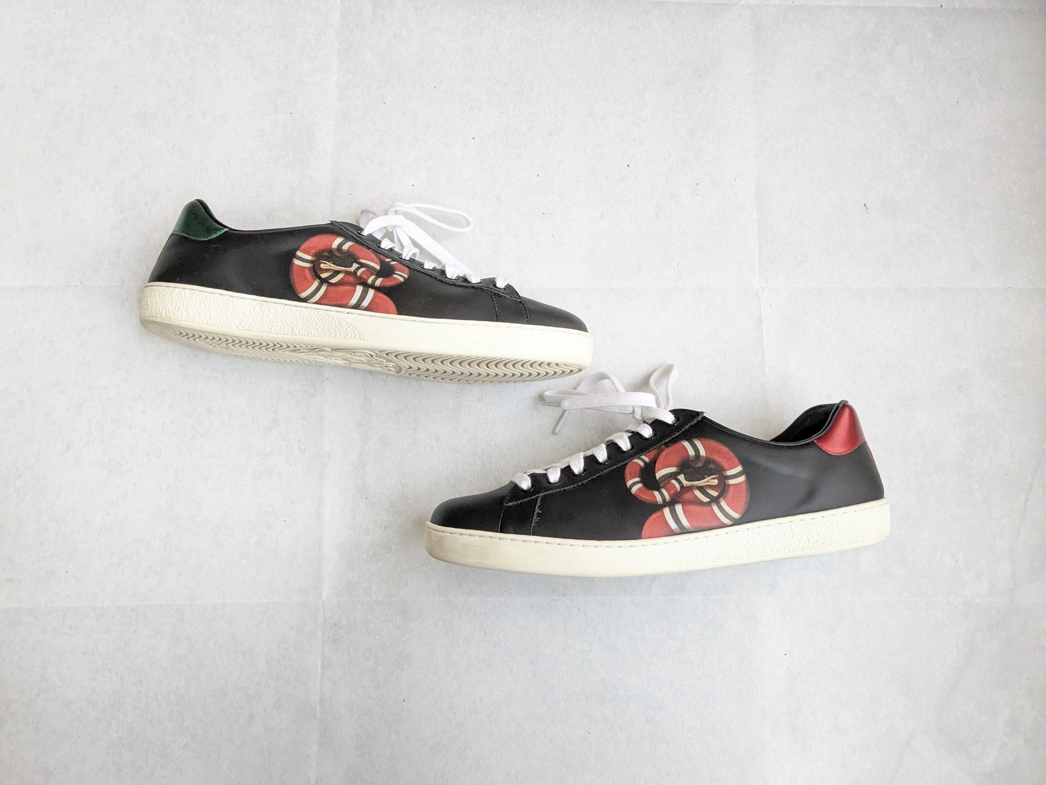 Gucci Gucci Ace Sneakers King Snake 10.5 Black Size US 10.5 / EU 43-44 - 1 Thumbnail