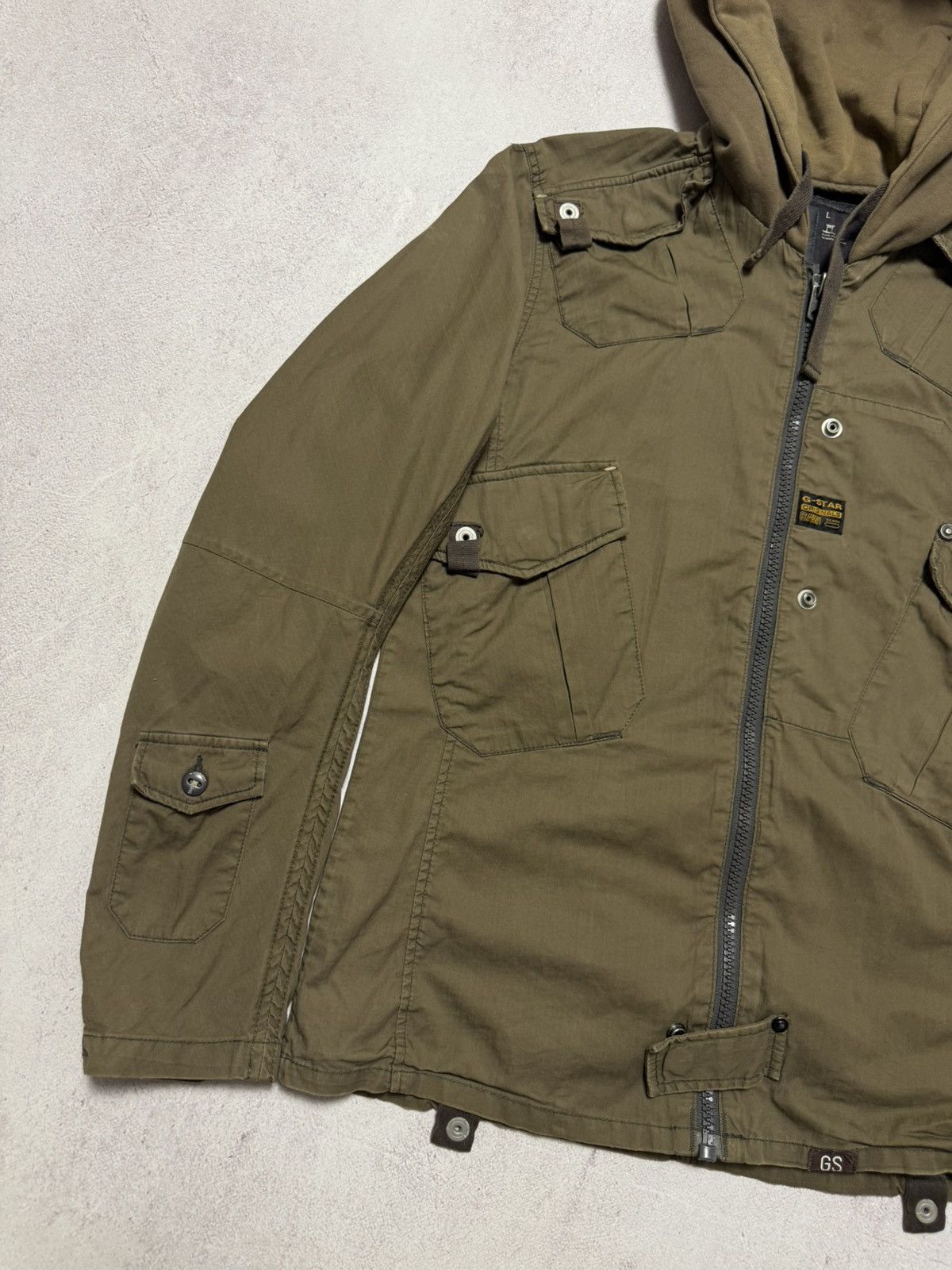 G-Star Vintage G Star Raw Jacket Multopocket Avant-Garde y2k 90s Size US L / EU 52-54 / 3 - 2 Thumbnail
