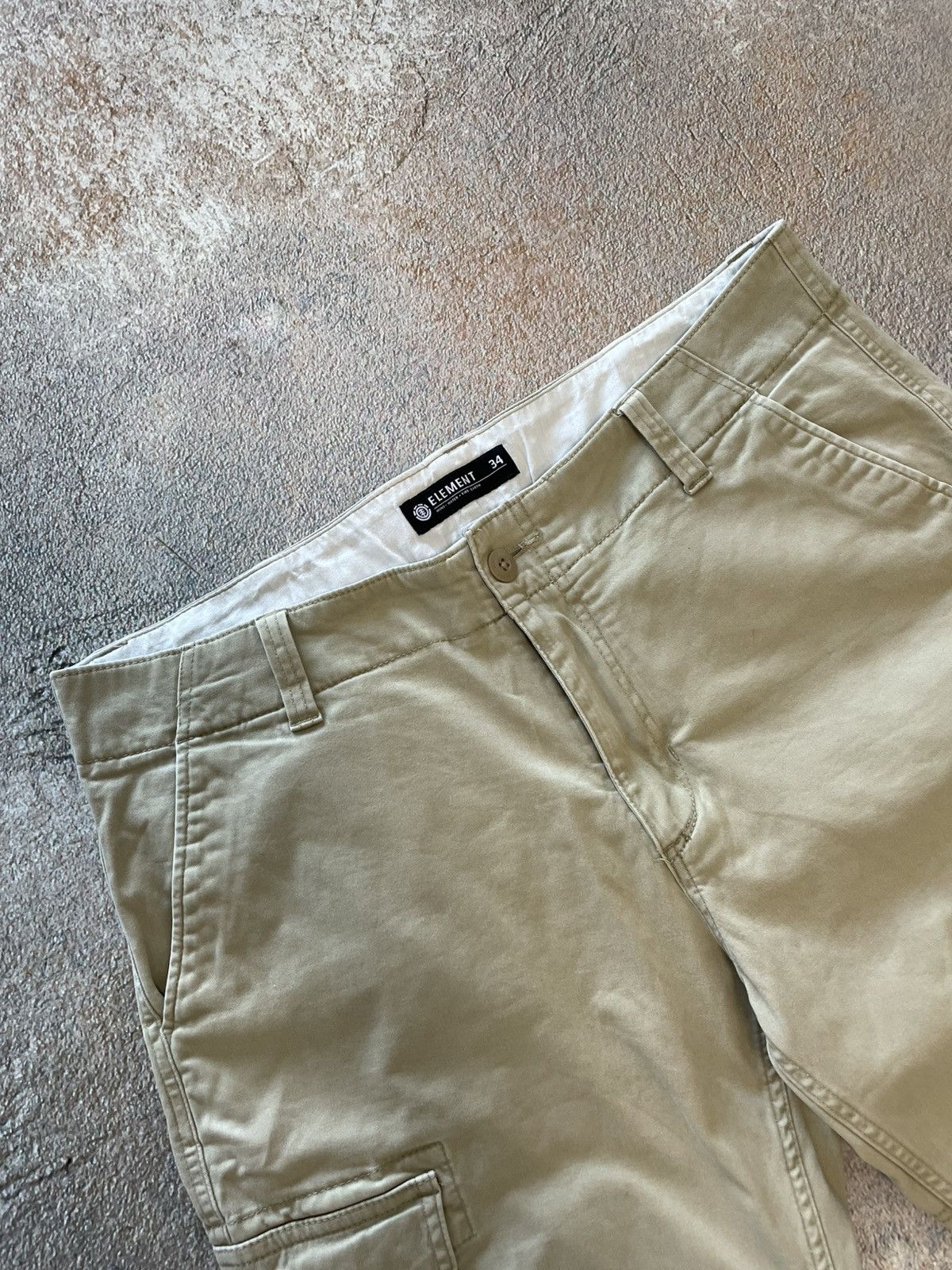 Element Vintage Element Heavy Cotton Cargo Shorts Size US 34 / EU 50 - 4 Thumbnail