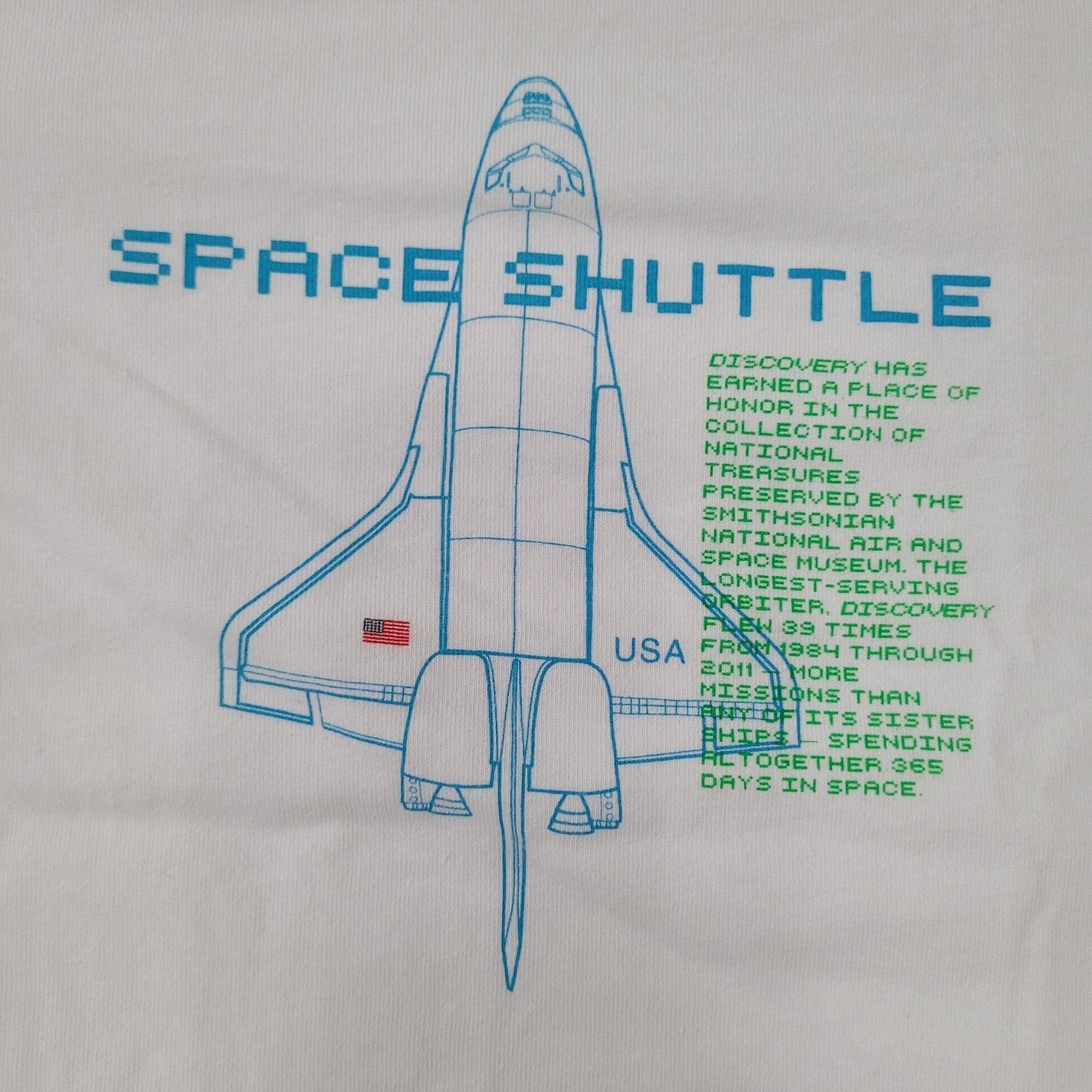 Uniqlo UNIQLO x NASA Baby-Tee Shirt Womens 2XS 14x18 Crop Size XXS / US 00 / IT 34 - 3 Thumbnail