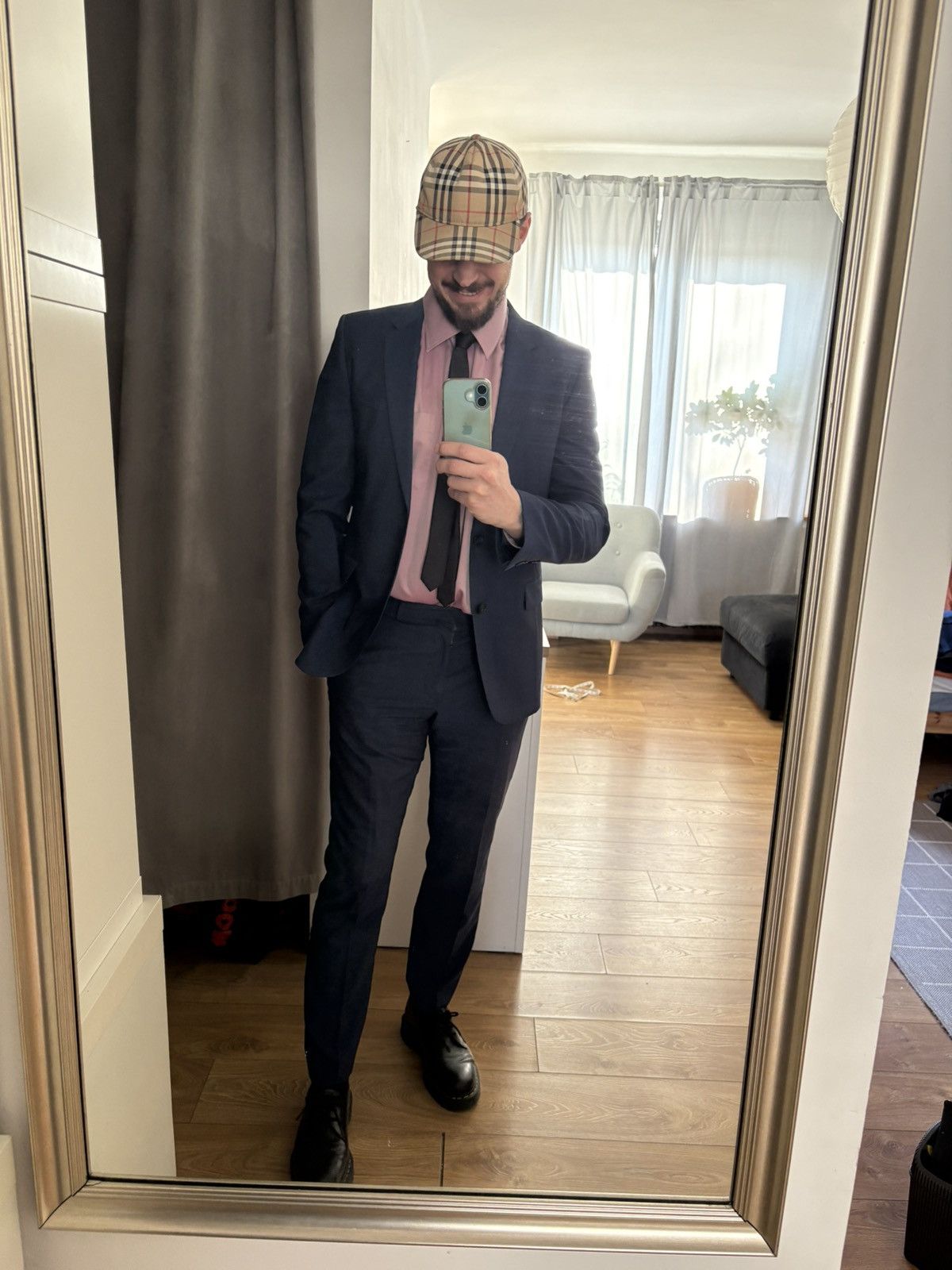 Designer × Hugo Boss Hugo Boss Aeron1/Hamen1 Men’s Suit – Navy Blue Size 40L - 2 Thumbnail