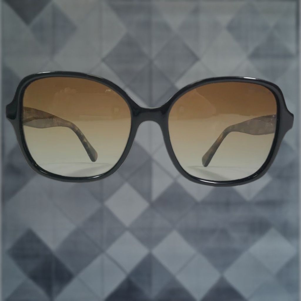 Ralph Lauren Sunglasses Women Square Designer UV400 Brown Tinted