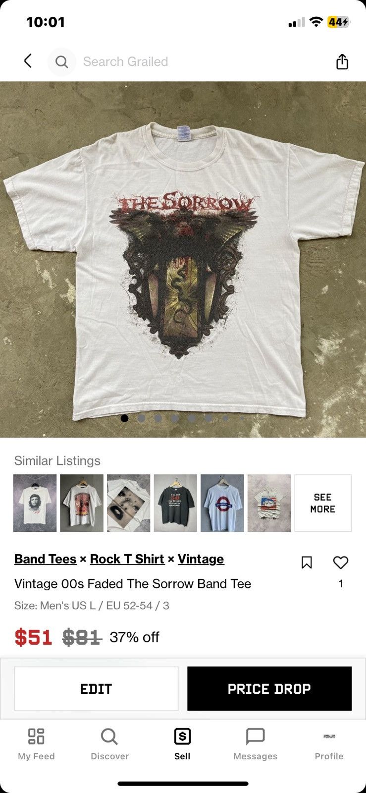 Japanese Brand × Vintage BUNDLE Deal 4 Vintage Printed Rock and Humor Tees Size US L / EU 52-54 / 3 - 2 Thumbnail