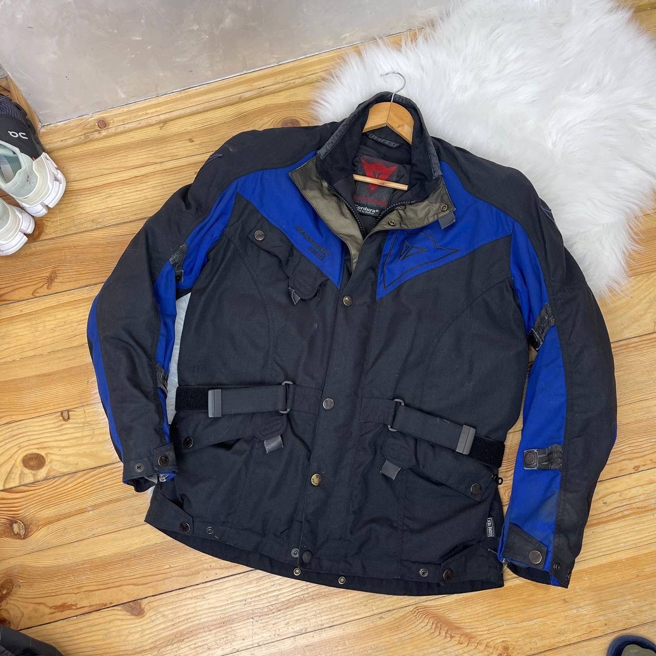 Goretex Dainese Cordura Gore-Tex Motorcycle Jacket Blue Black Size US M / EU 48-50 / 2 - 13 Thumbnail