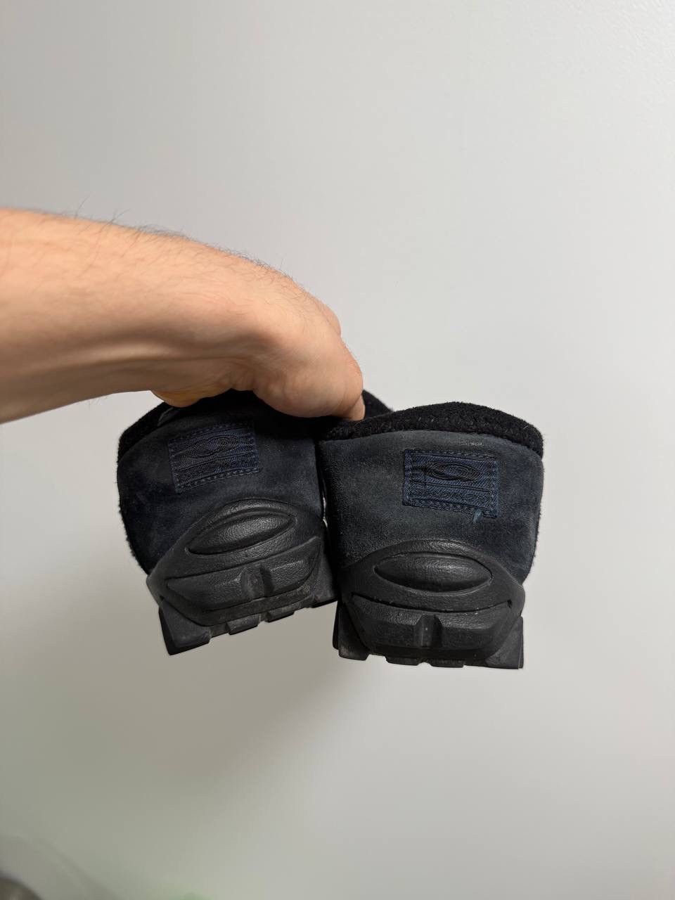 Salomon Salomon Mens Contagrip CX Snowclog Mule Slip On Black Suede Size US 8 / EU 41 - 3 Thumbnail