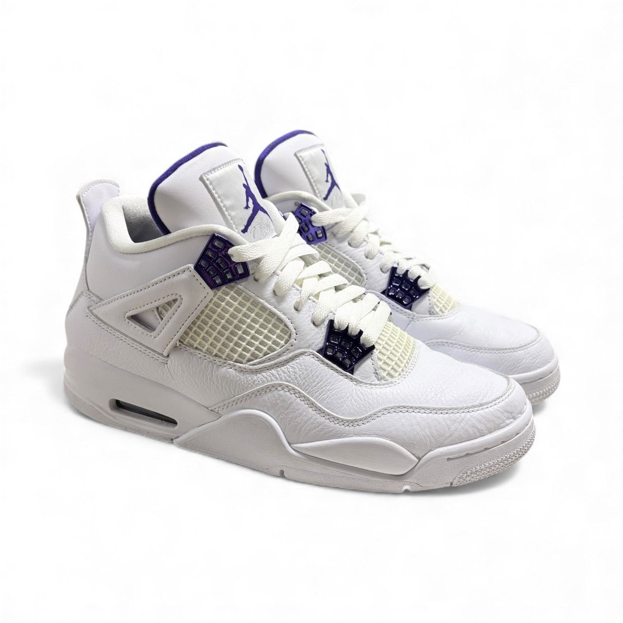 Jordan Brand Size 9.5 - Air Jordan 4 Retro 'Purple Metallic' 2020 Size US 9.5 / EU 42-43 - 4 Thumbnail