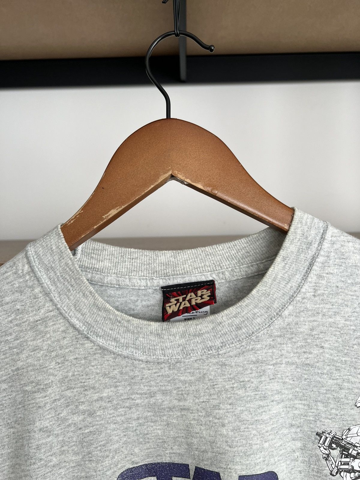 Vintage Vintage 90s Star Wars Episode 1 Battle Droid Movie T-shirt Size US L / EU 52-54 / 3 - 9 Thumbnail