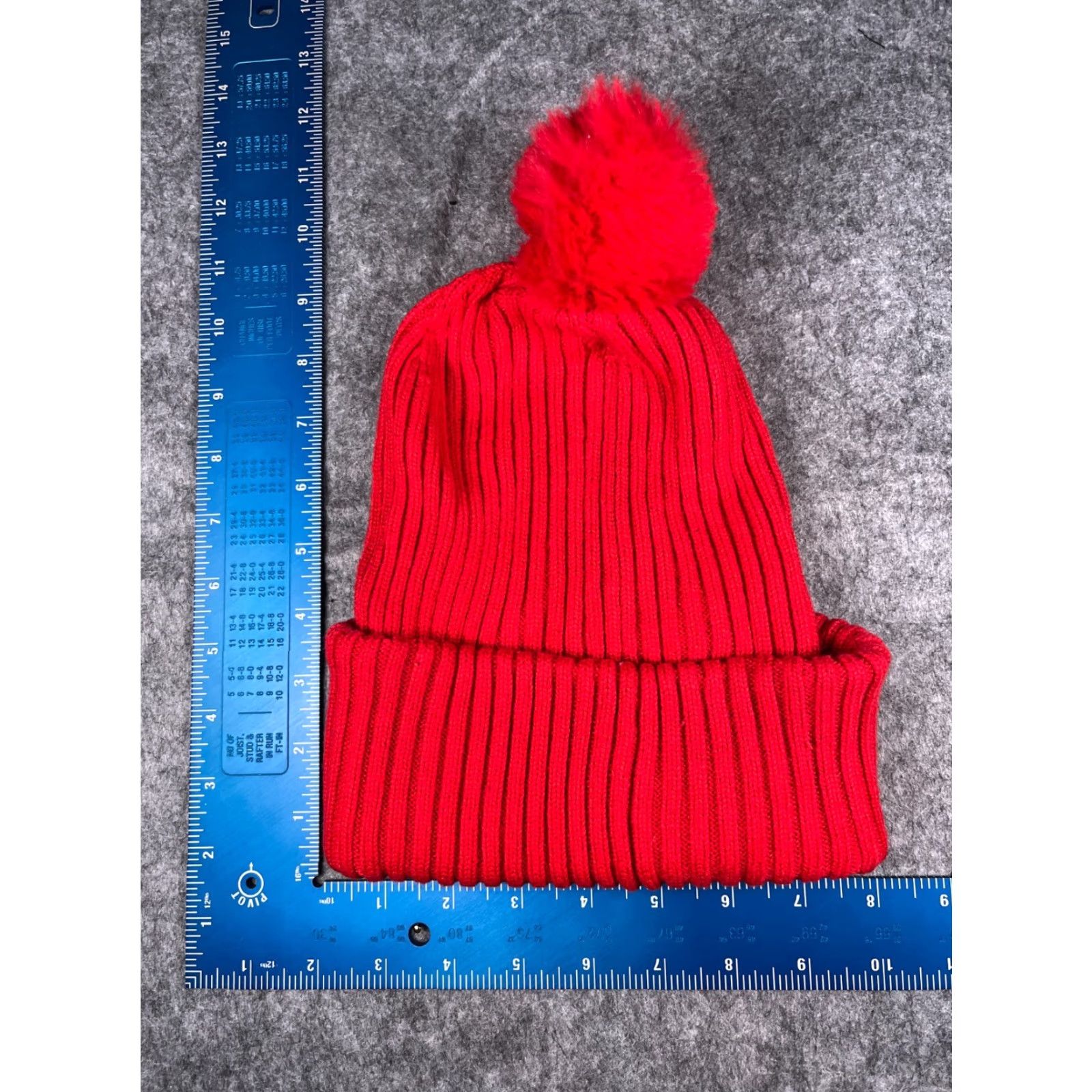 Vintage Jacadi Paris Beanie Hats One Size Adult Red Knit Wool Blend Pom Ski Beanie Mens Seasonal Winter Size ONE SIZE - 5 Thumbnail