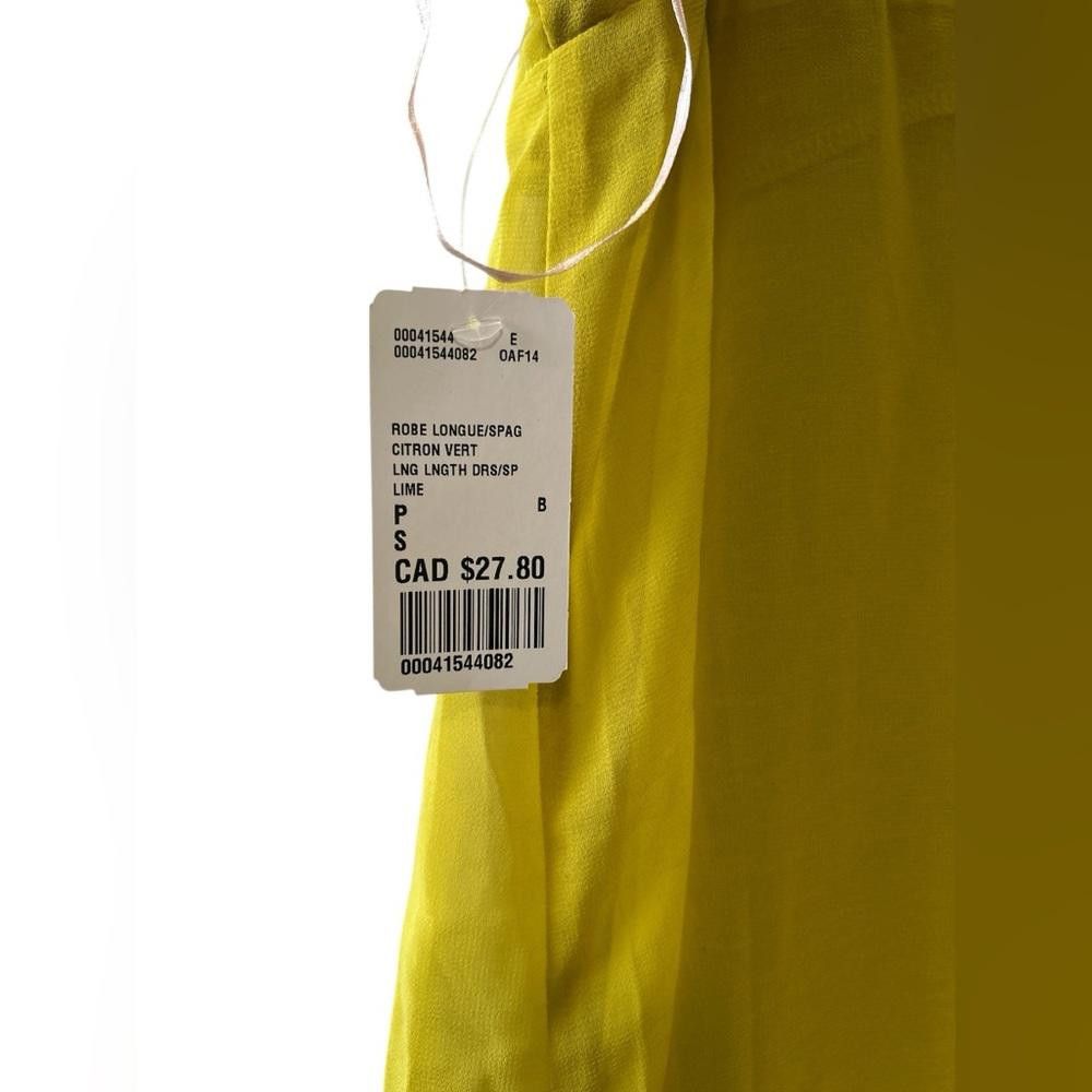 Designer BNWT Love21 Lime Green Maxi Slip Dress Size Small Size S / US 4 / IT 40 - 4 Thumbnail