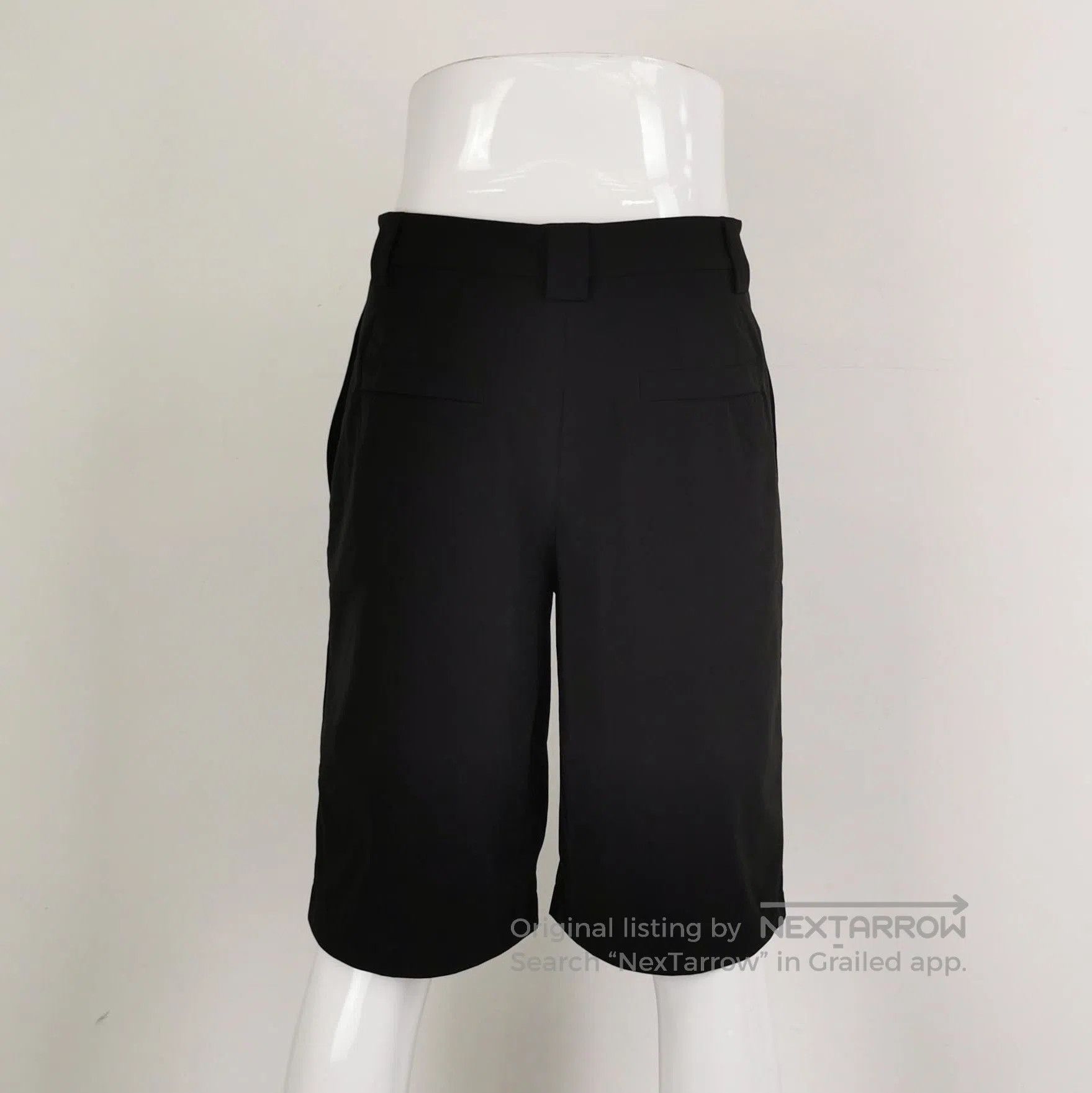 Prada Prada Black Letter Print Elastic Waist Shorts . Size 27" / US 4 / IT 40 - 3 Thumbnail