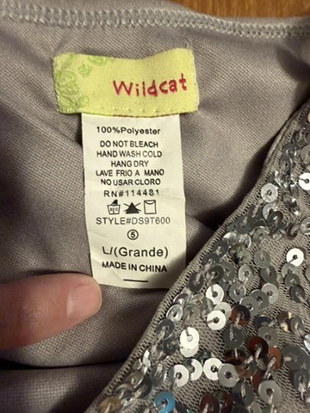 Other Wildcat One-Shoulder Silver Sequin Shirt Size L Size L / US 10 / IT 46 - 2 Thumbnail