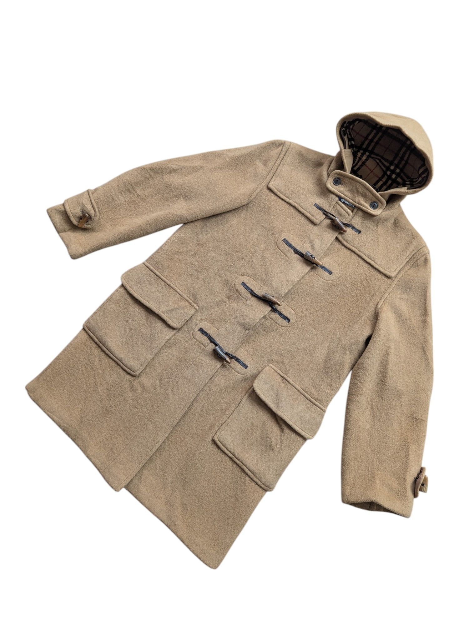 Burberry Authentic Burberry Wool Duffle Coat Hoodie Size US M / EU 48-50 / 2 - 3 Thumbnail